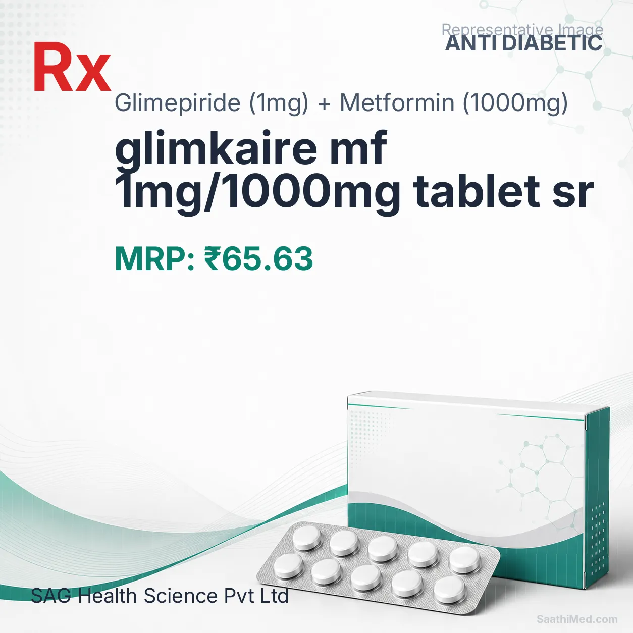 glimkaire mf 1mg/1000mg tablet sr Allopathy (Glimepiride (1mg)) - Uses in Hindi, Side Effects, Substitutes & Price in India