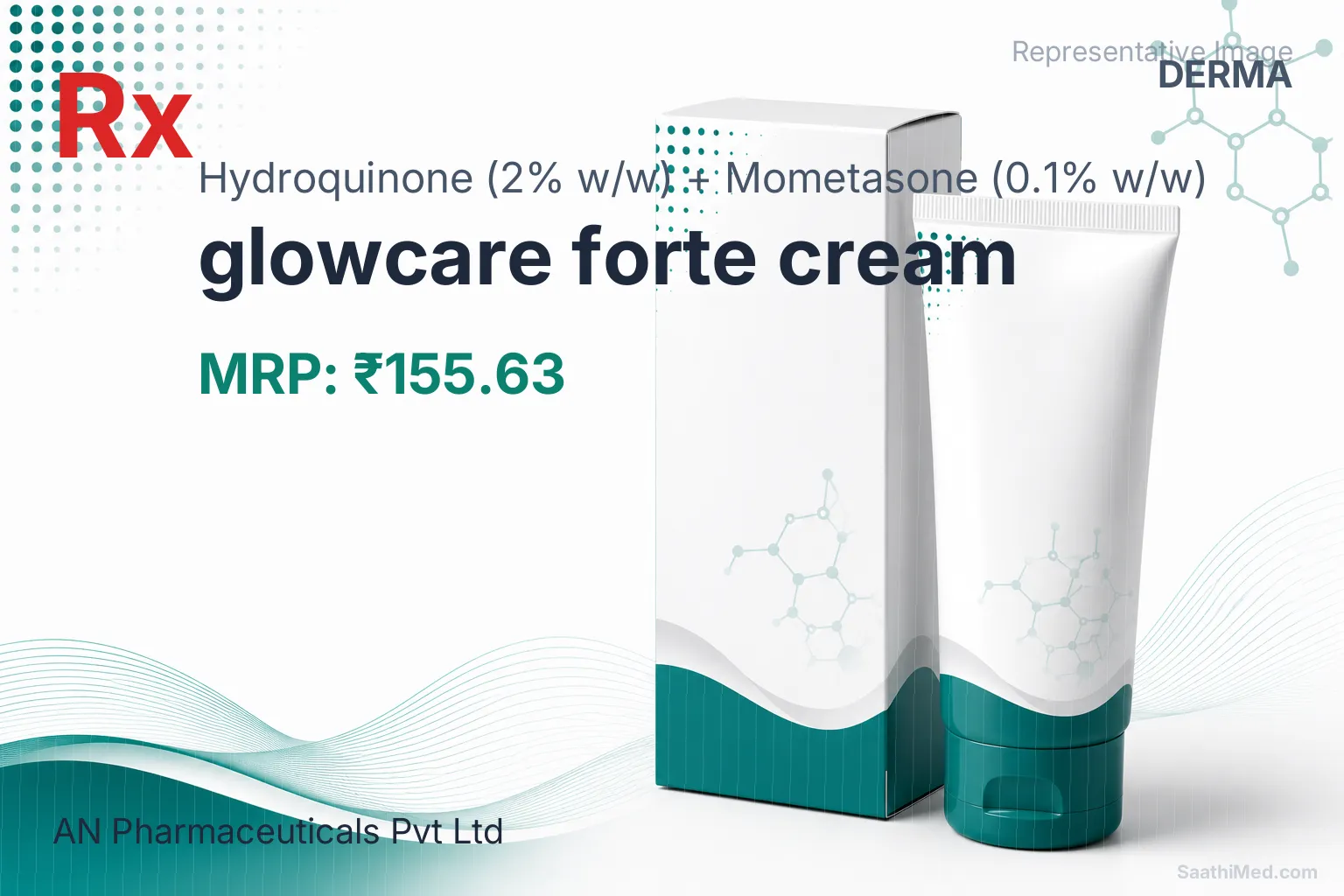 glowcare forte cream Allopathy (Hydroquinone (2% w/w)) - Uses in Hindi, Side Effects, Substitutes & Price in India