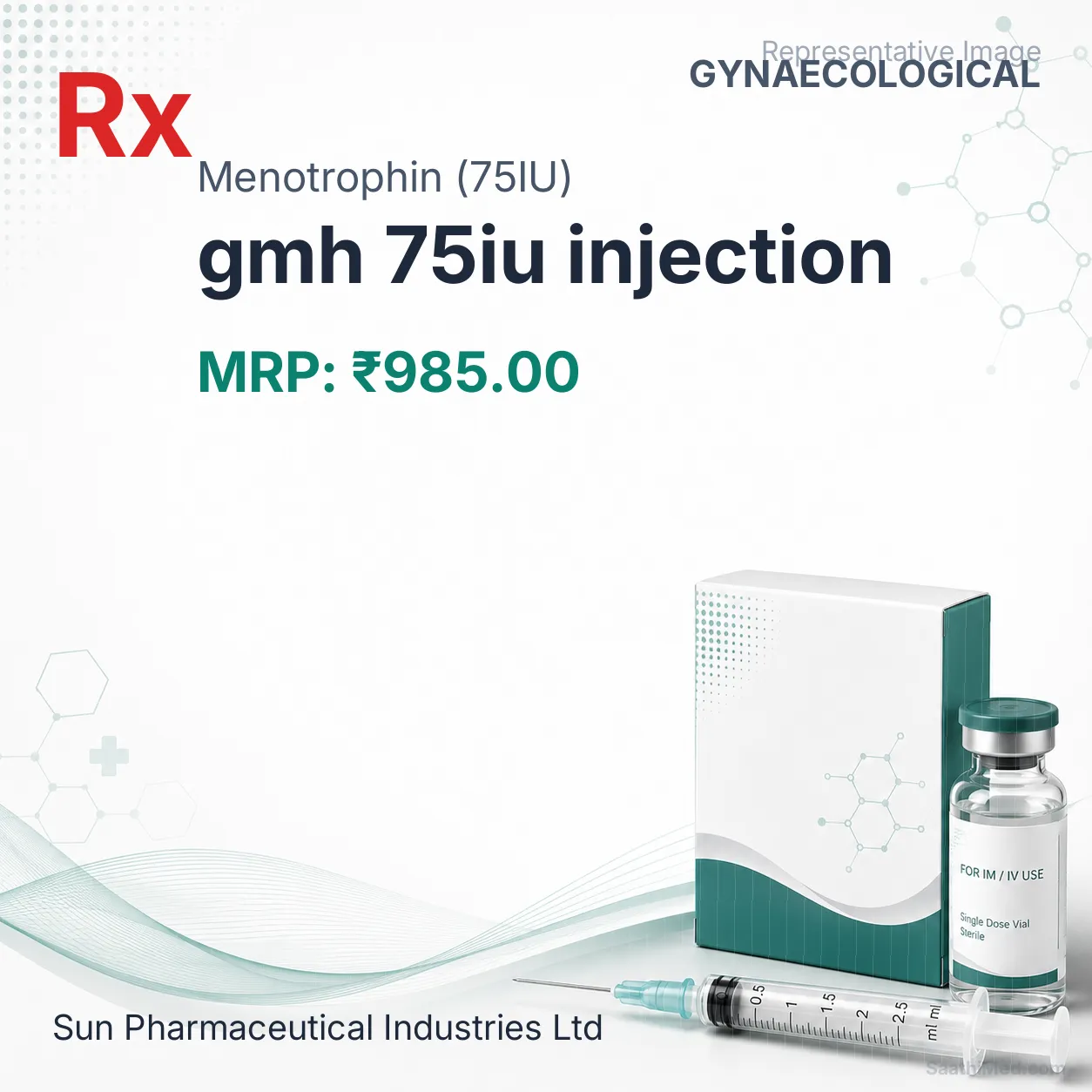 gmh 75iu injection Allopathy (Menotrophin (75IU)) - Uses in Hindi, Side Effects, Substitutes & Price in India