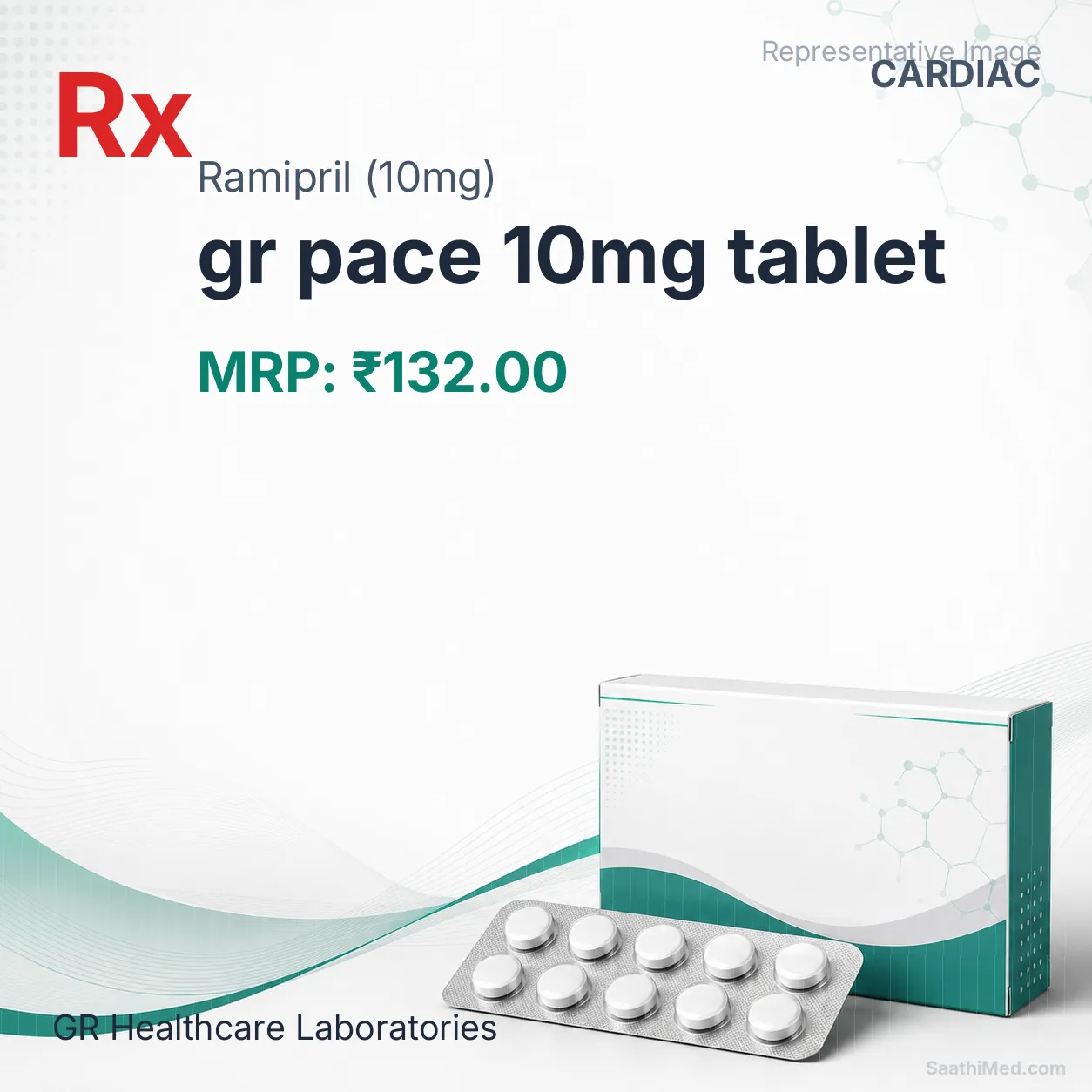 gr pace 10mg tablet Allopathy (Ramipril (10mg)) - Uses in Hindi, Side Effects, Substitutes & Price in India