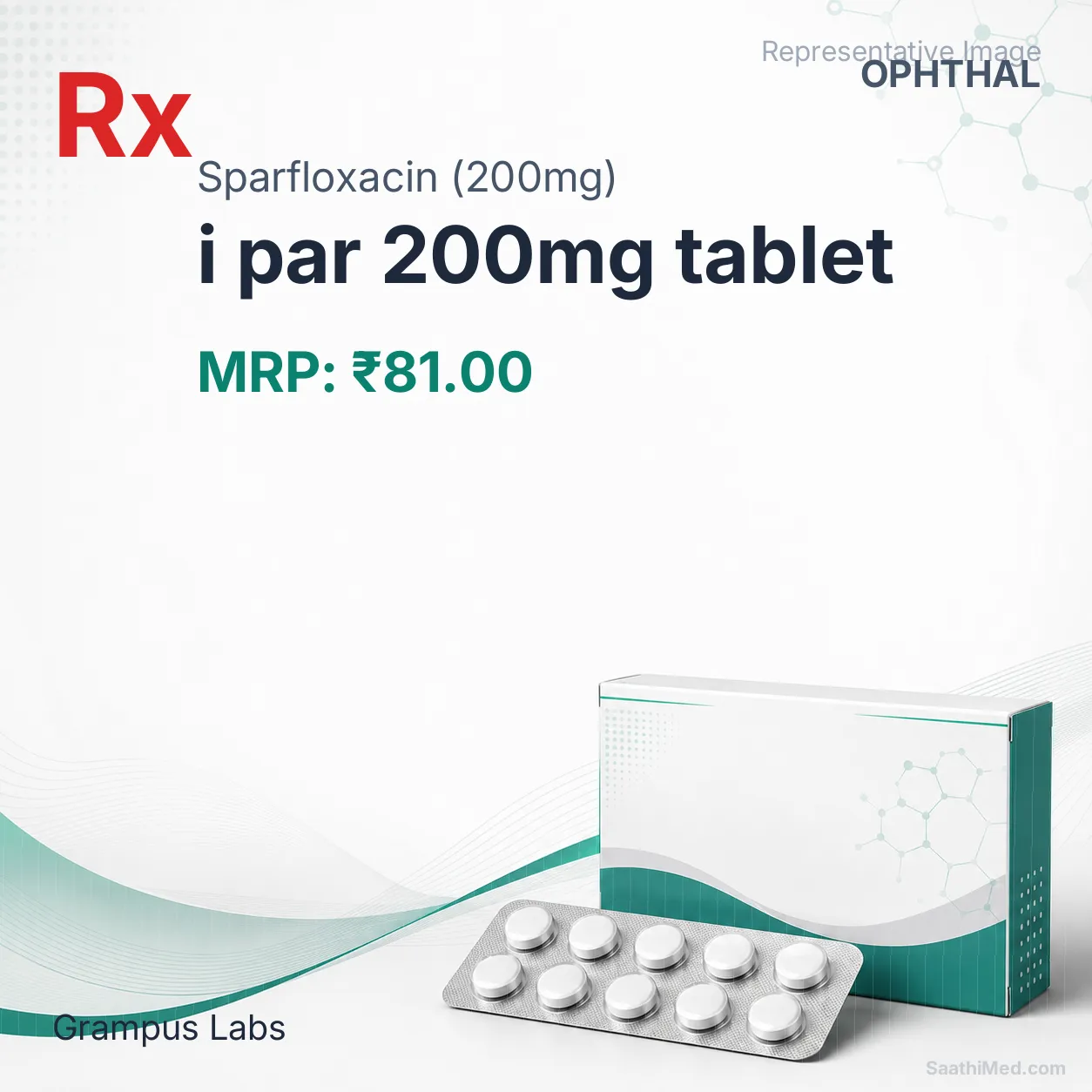 i par 200mg tablet Allopathy (Sparfloxacin (200mg)) - Uses in Hindi, Side Effects, Substitutes & Price in India