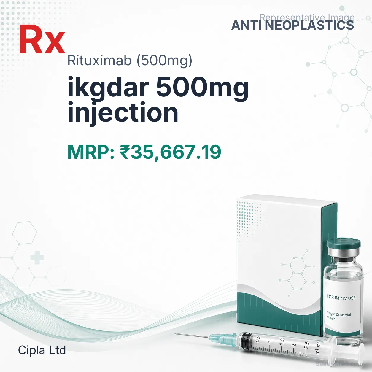 ikgdar 500mg injection - Rituximab (500mg) medicine