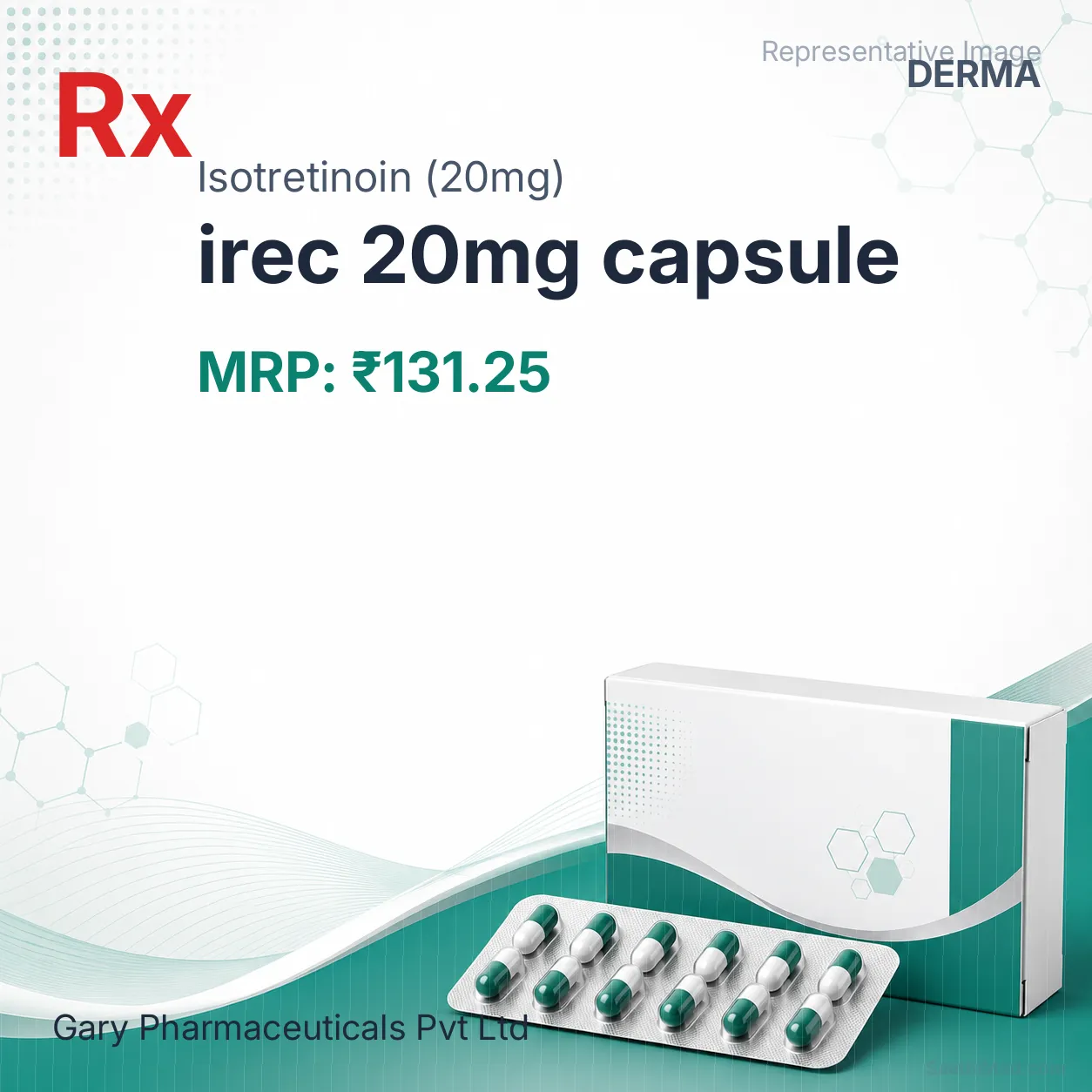 irec 20mg capsule Allopathy (Isotretinoin (20mg)) - Uses in Hindi, Side Effects, Substitutes & Price in India