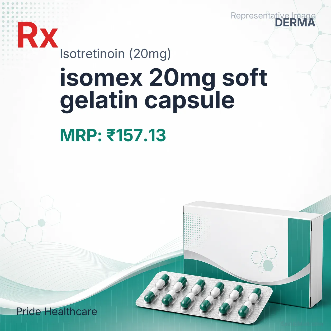 isomex 20mg soft gelatin capsule Allopathy (Isotretinoin (20mg)) - Uses in Hindi, Side Effects, Substitutes & Price in India