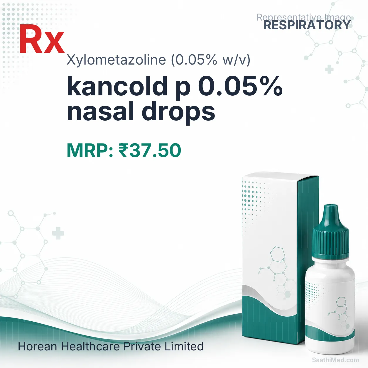 kancold p 0.05% nasal drops Allopathy (Xylometazoline (0.05% w/v)) - Uses in Hindi, Side Effects, Substitutes & Price in India