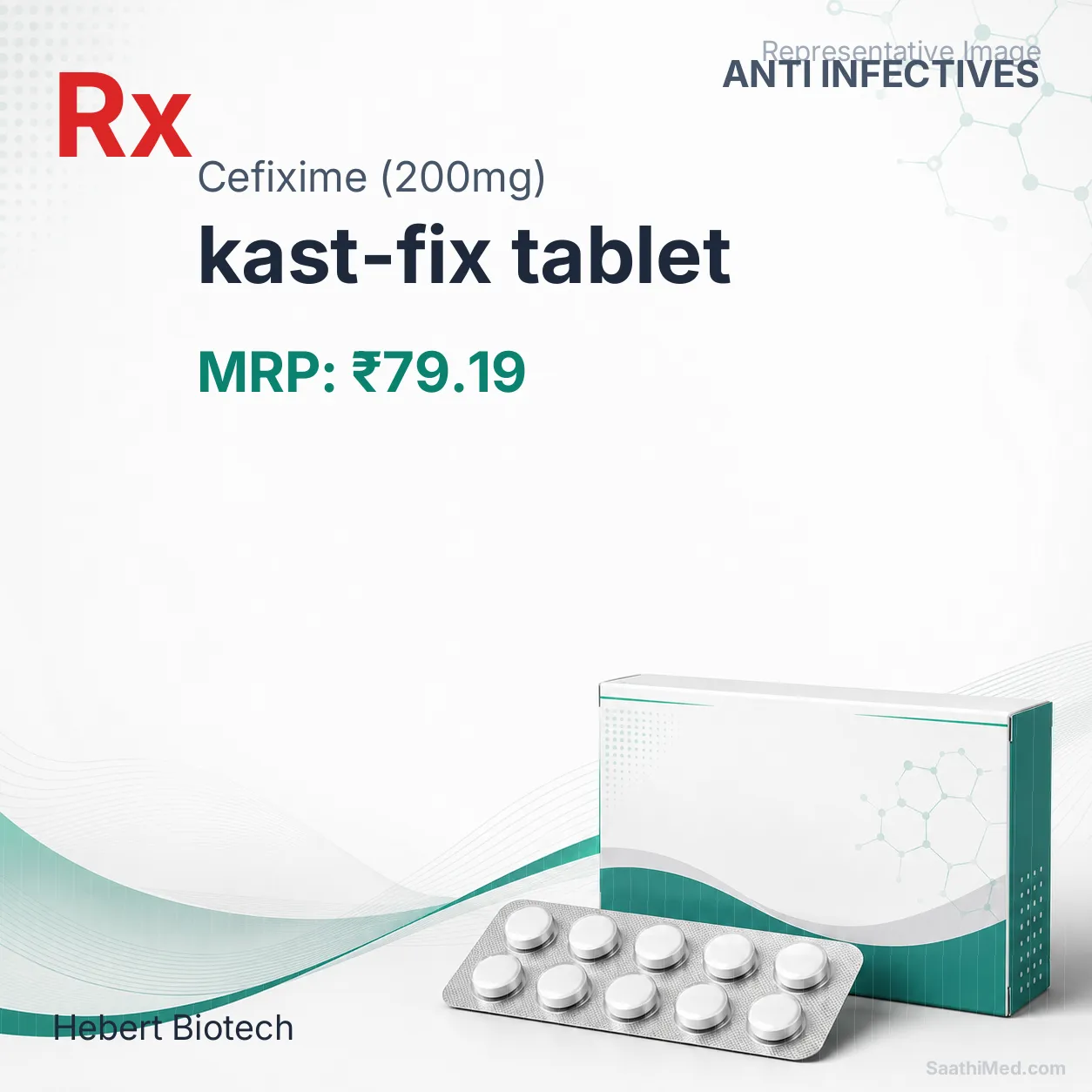 kast-fix tablet Allopathy (Cefixime (200mg)) - Uses in Hindi, Side Effects, Substitutes & Price in India