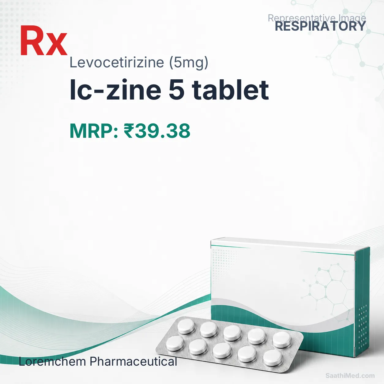 lc-zine 5 tablet Allopathy (Levocetirizine (5mg)) - Uses in Hindi, Side Effects, Substitutes & Price in India