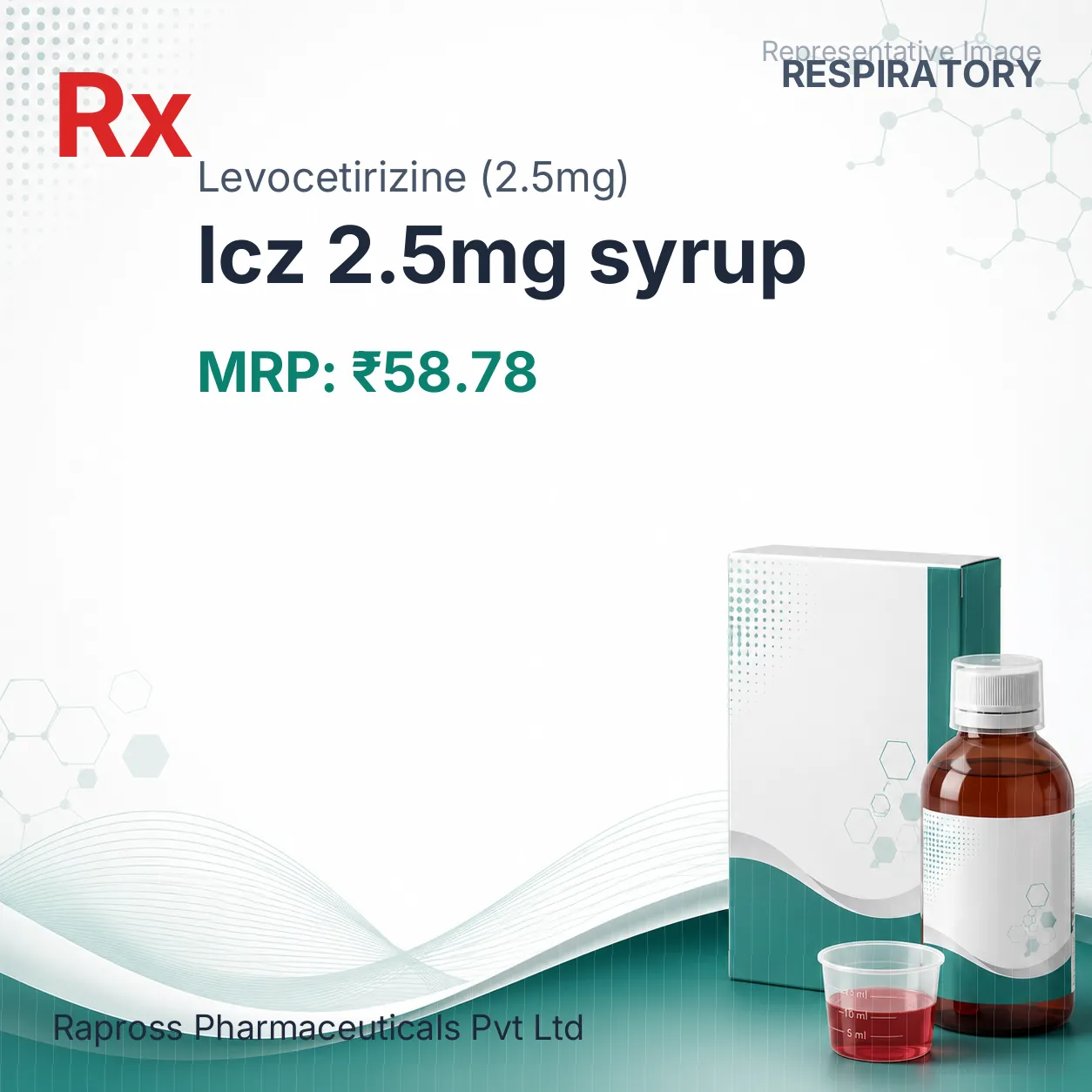 lcz 2.5mg syrup Allopathy (Levocetirizine (2.5mg)) - Uses in Hindi, Side Effects, Substitutes & Price in India