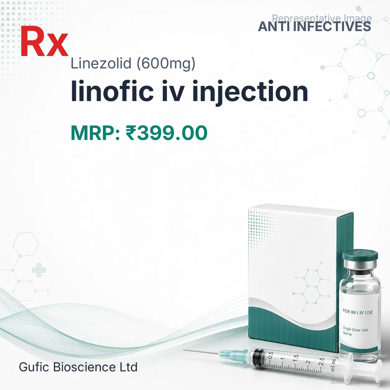 linofic iv injection Allopathy (Linezolid (600mg)) - Uses in Hindi, Side Effects, Substitutes & Price in India