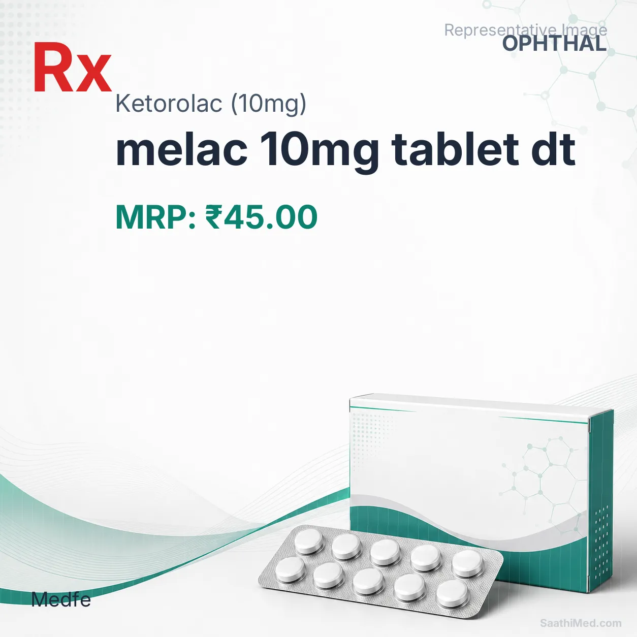 melac 10mg tablet dt Allopathy (Ketorolac (10mg)) - Uses in Hindi, Side Effects, Substitutes & Price in India