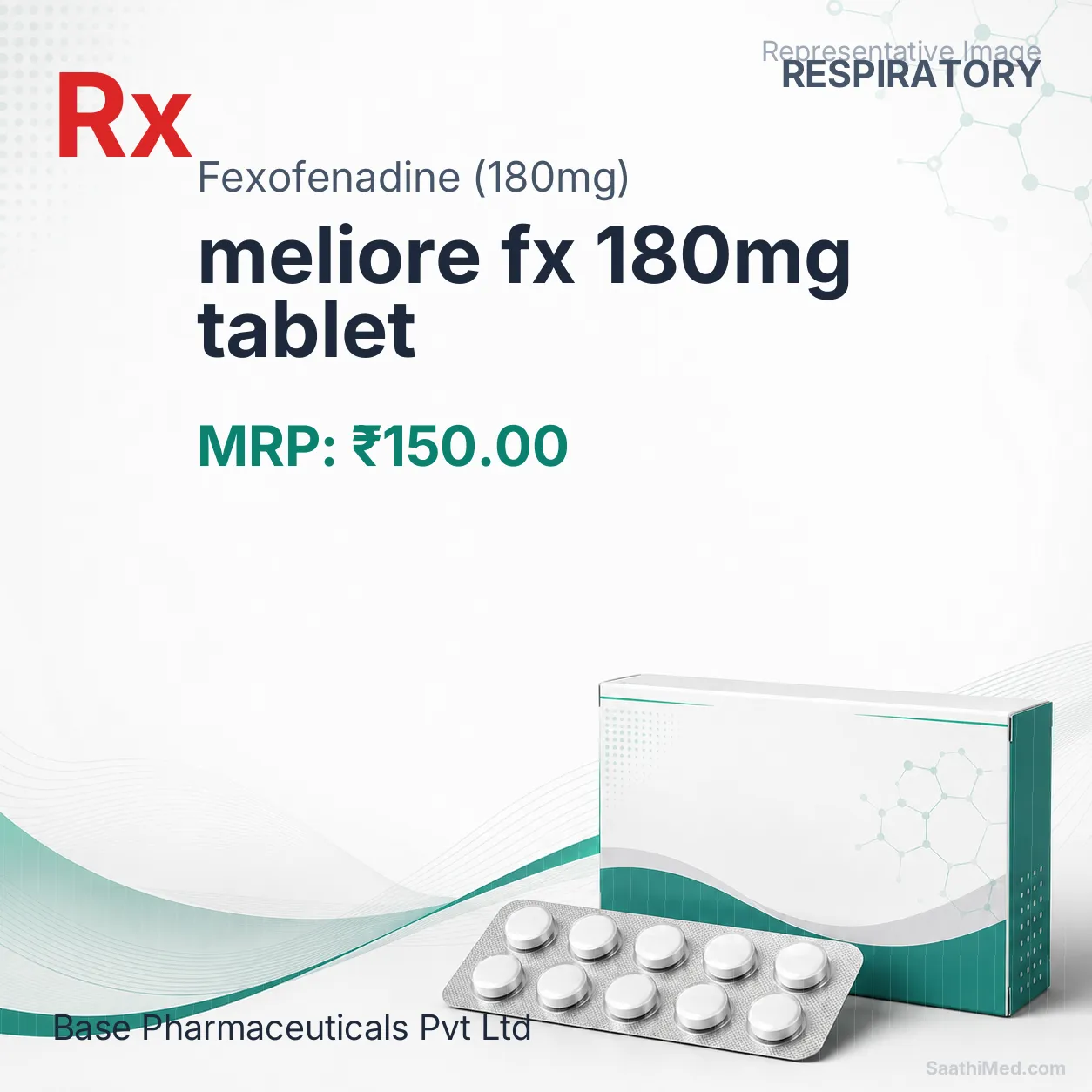 meliore fx 180mg tablet Allopathy (Fexofenadine (180mg)) - Uses in Hindi, Side Effects, Substitutes & Price in India