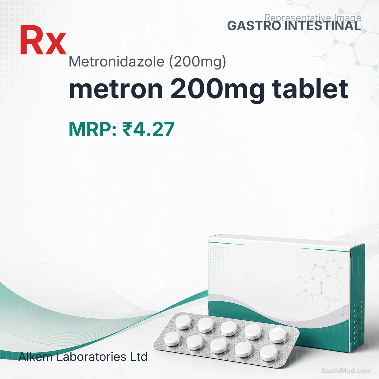 metron 200mg tablet - Metronidazole (200mg) medicine