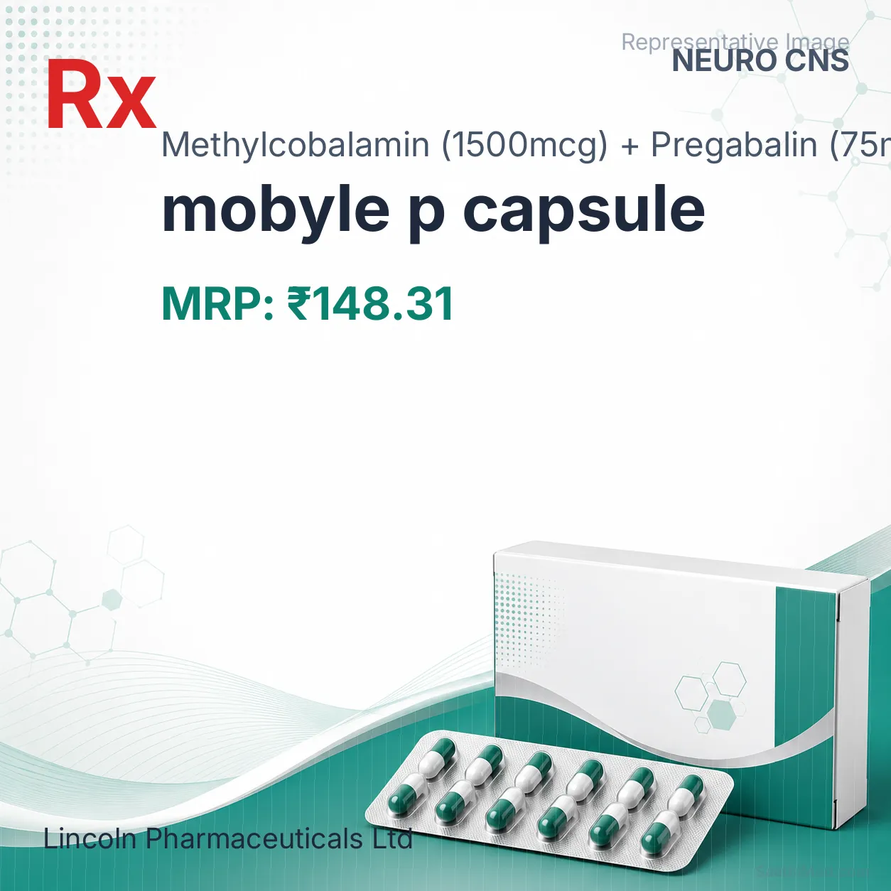 mobyle p capsule Allopathy (Methylcobalamin (1500mcg)) - Uses in Hindi, Side Effects, Substitutes & Price in India