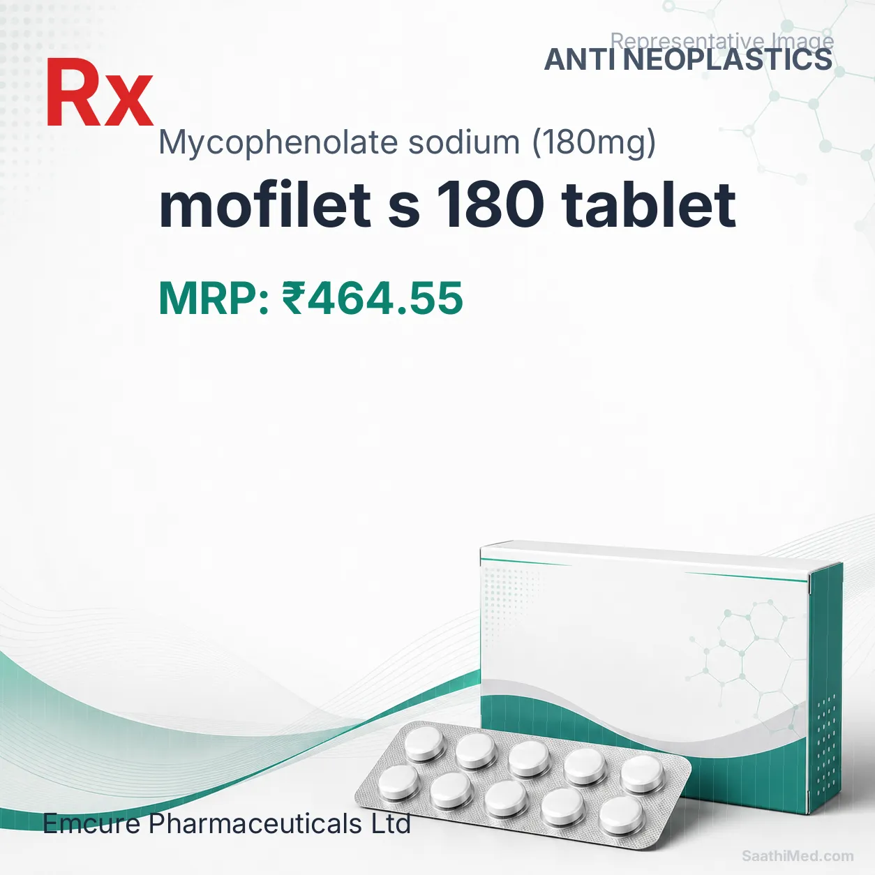 mofilet s 180 tablet - Mycophenolate sodium (180mg) medicine