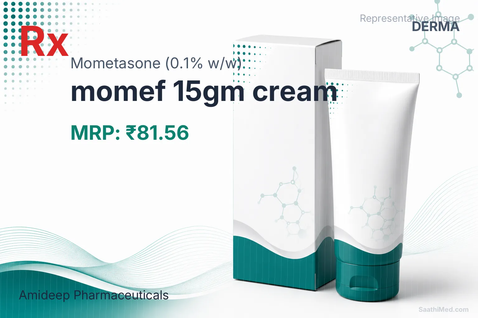 momef 15gm cream Allopathy (Mometasone (0.1% w/w)) - Uses in Hindi, Side Effects, Substitutes & Price in India