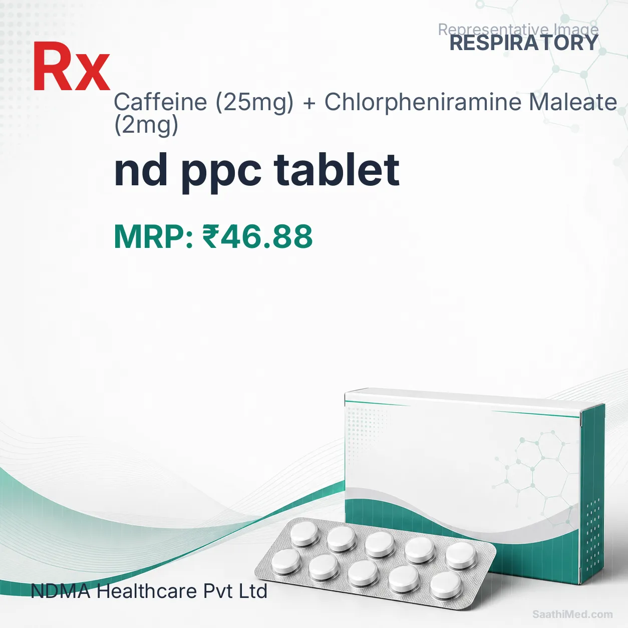 nd ppc tablet Allopathy (Caffeine (25mg)) - Uses in Hindi, Side Effects, Substitutes & Price in India