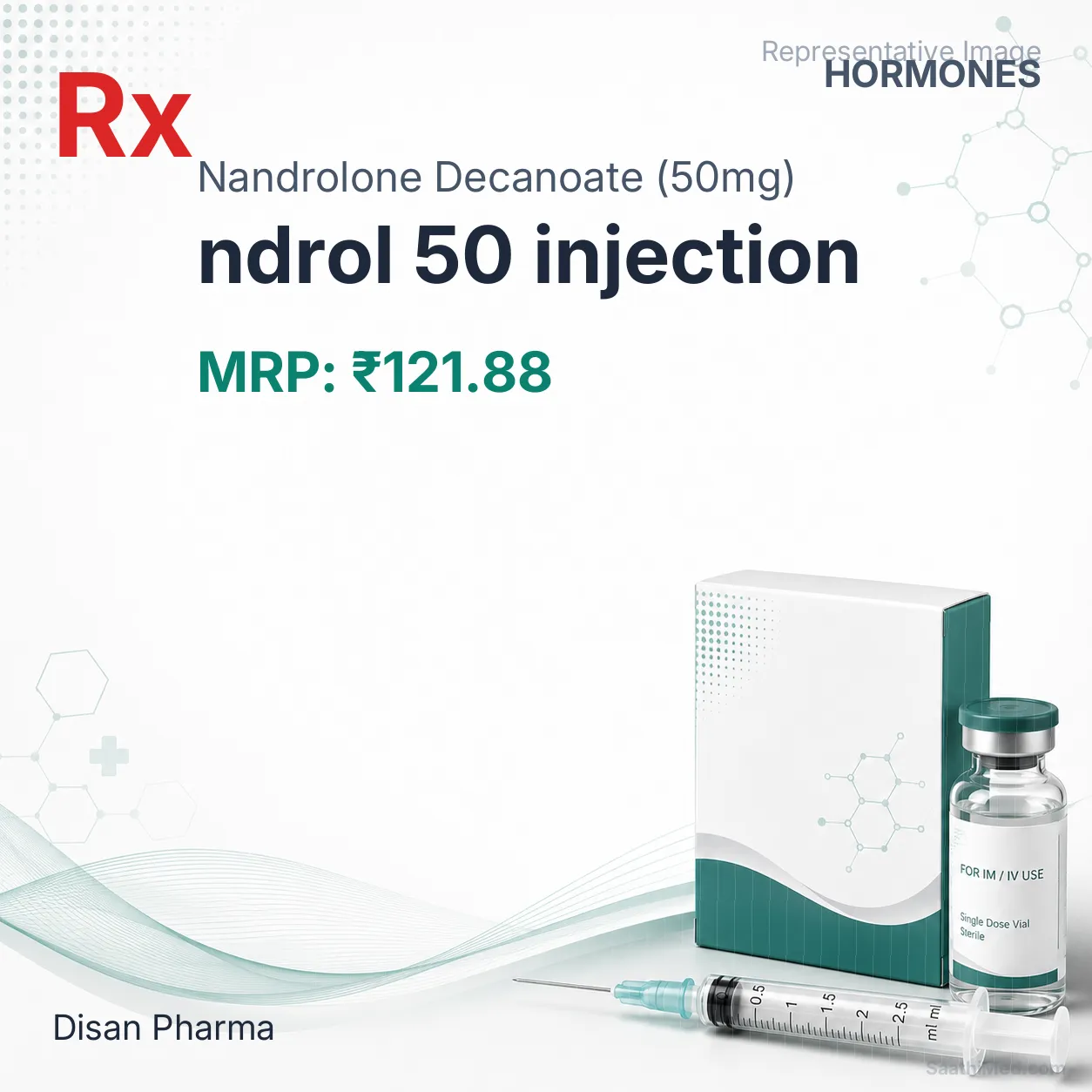 ndrol 50 injection Allopathy (Nandrolone Decanoate (50mg)) - Uses in Hindi, Side Effects, Substitutes & Price in India