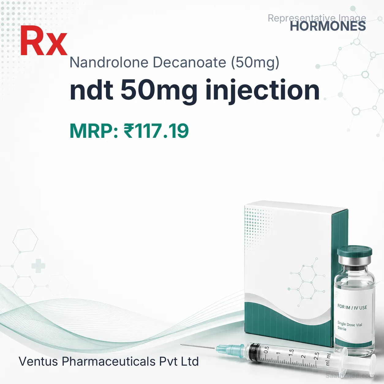 ndt 50mg injection Allopathy (Nandrolone Decanoate (50mg)) - Uses in Hindi, Side Effects, Substitutes & Price in India