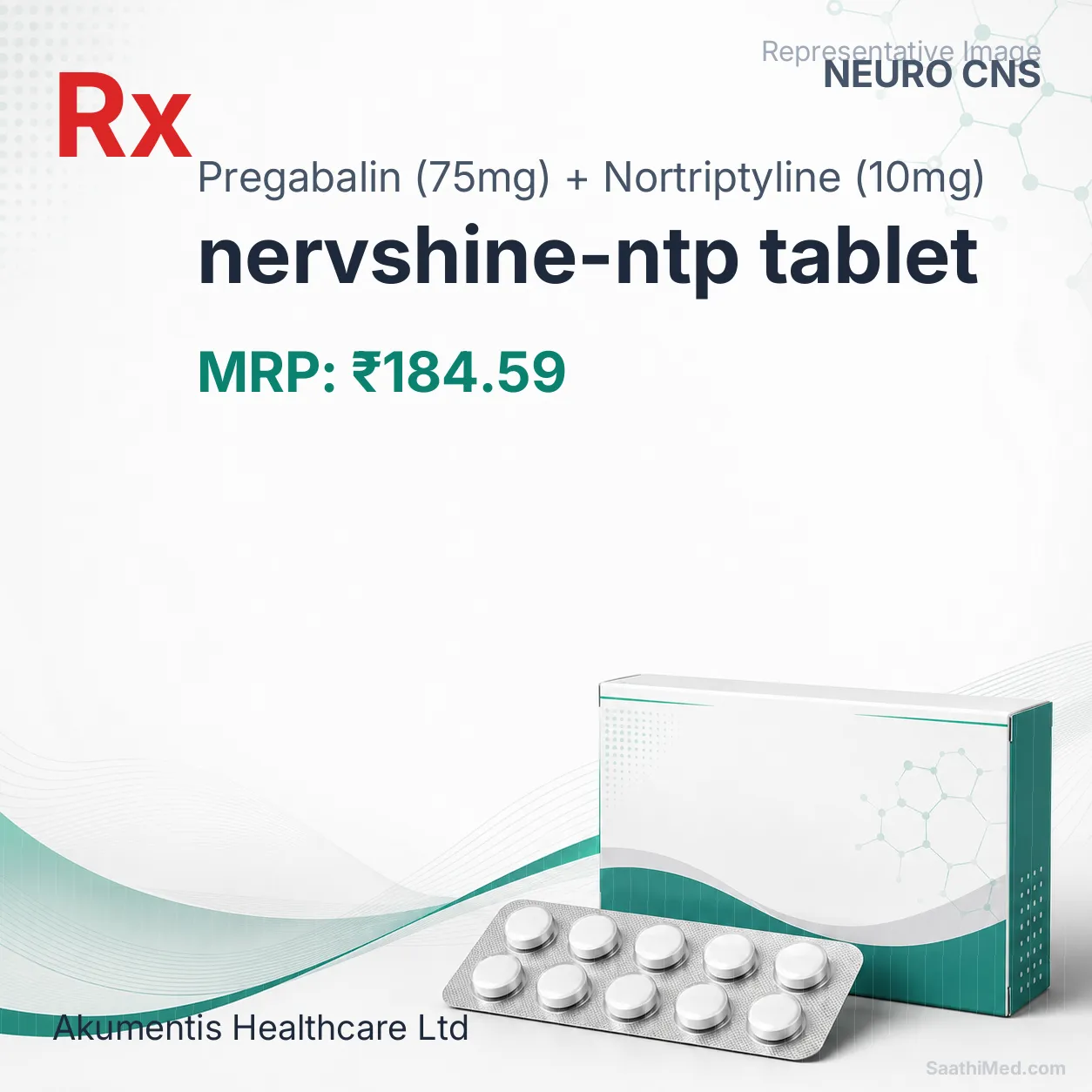 nervshine-ntp tablet Allopathy (Pregabalin (75mg)) - Uses in Hindi, Side Effects, Substitutes & Price in India