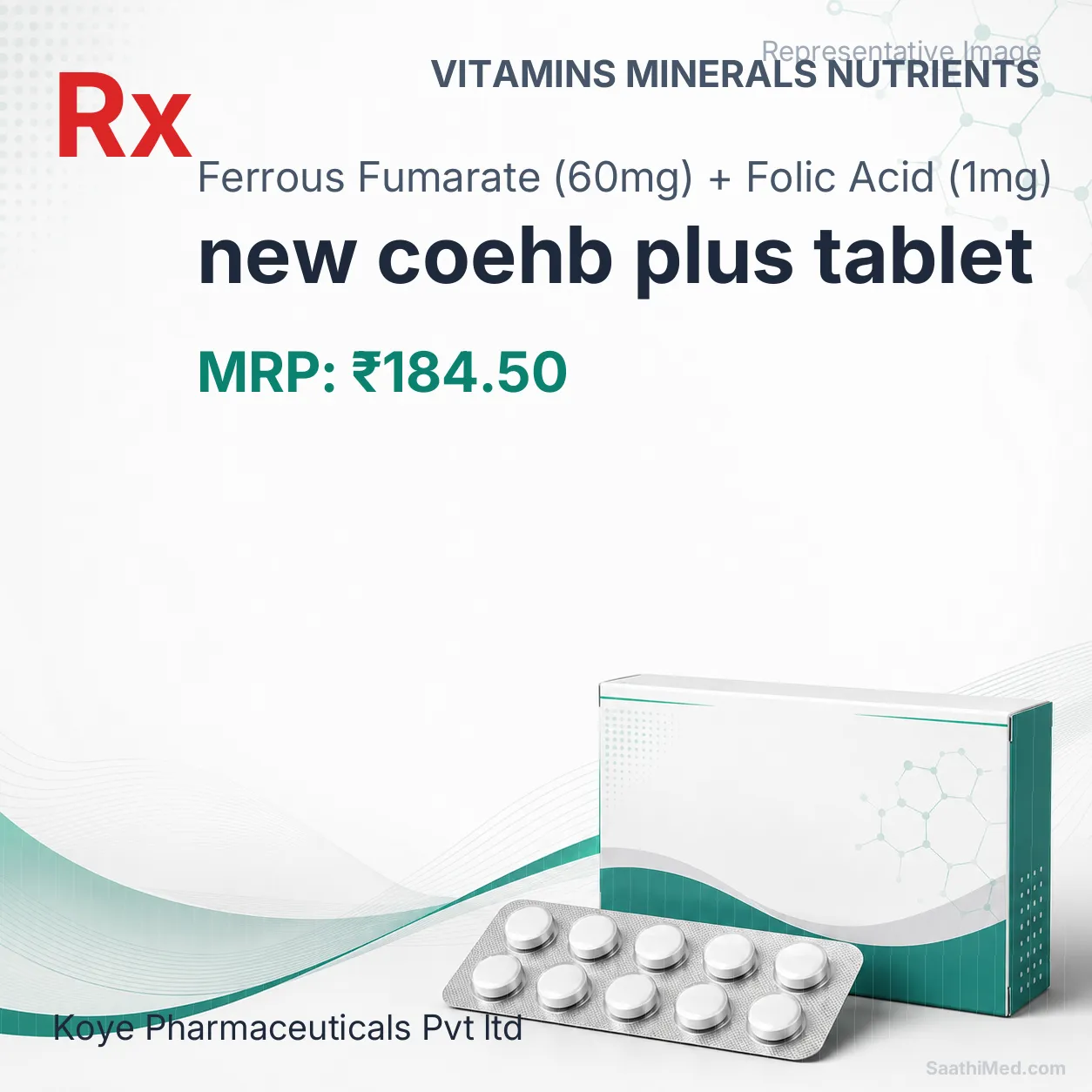 new coehb plus tablet Allopathy (Ferrous Fumarate (60mg)) - Uses in Hindi, Side Effects, Substitutes & Price in India