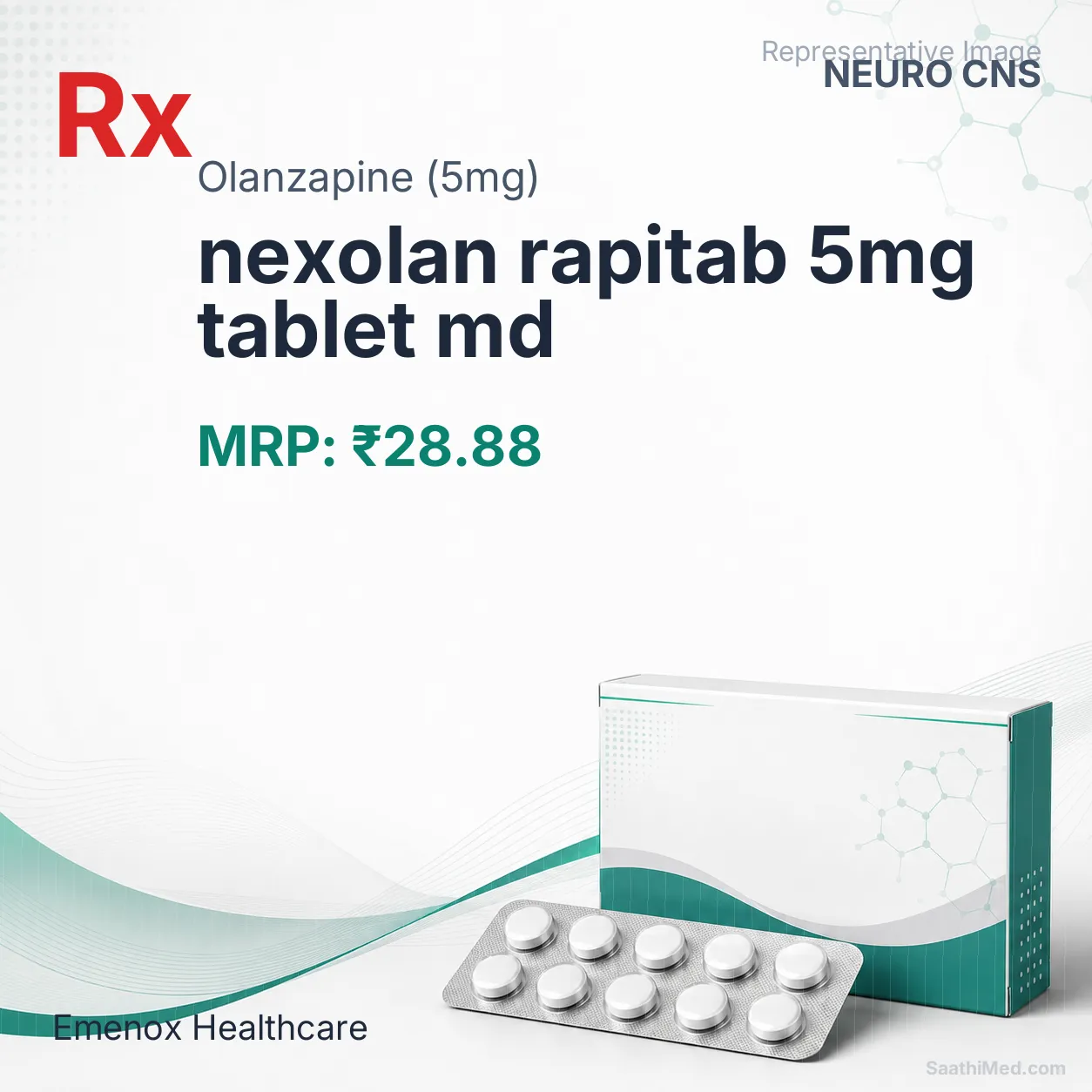 nexolan rapitab 5mg tablet md Allopathy (Olanzapine (5mg)) - Uses in Hindi, Side Effects, Substitutes & Price in India