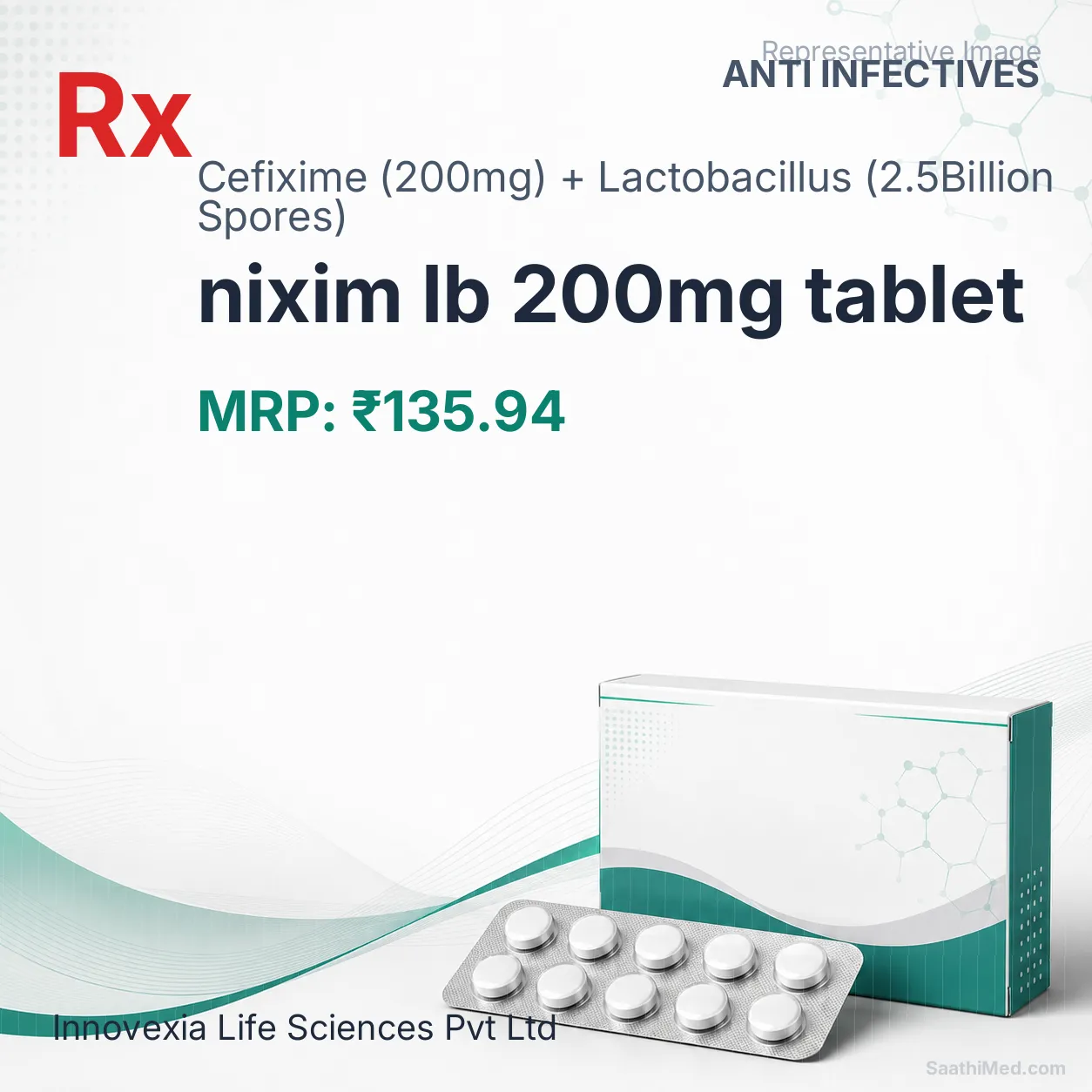 nixim lb 200mg tablet Allopathy (Cefixime (200mg)) - Uses in Hindi, Side Effects, Substitutes & Price in India