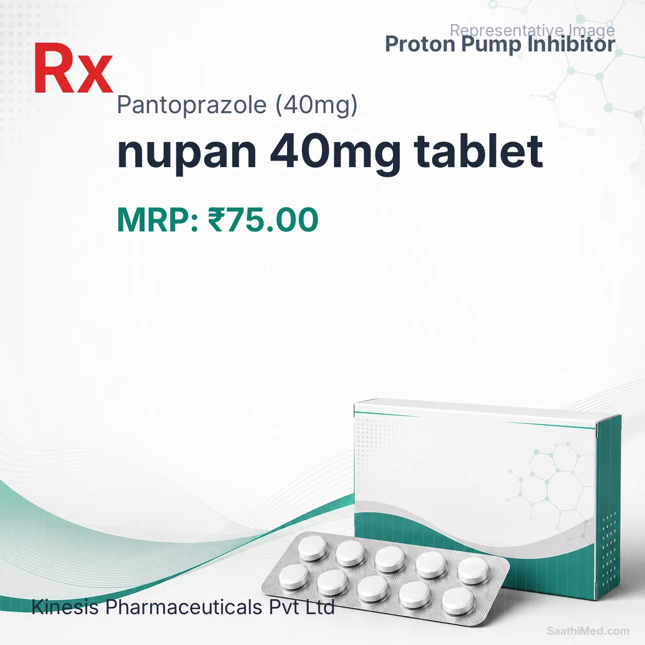 nupan 40mg tablet Allopathy (Pantoprazole (40mg)) - Uses in Hindi, Side Effects, Substitutes & Price in India
