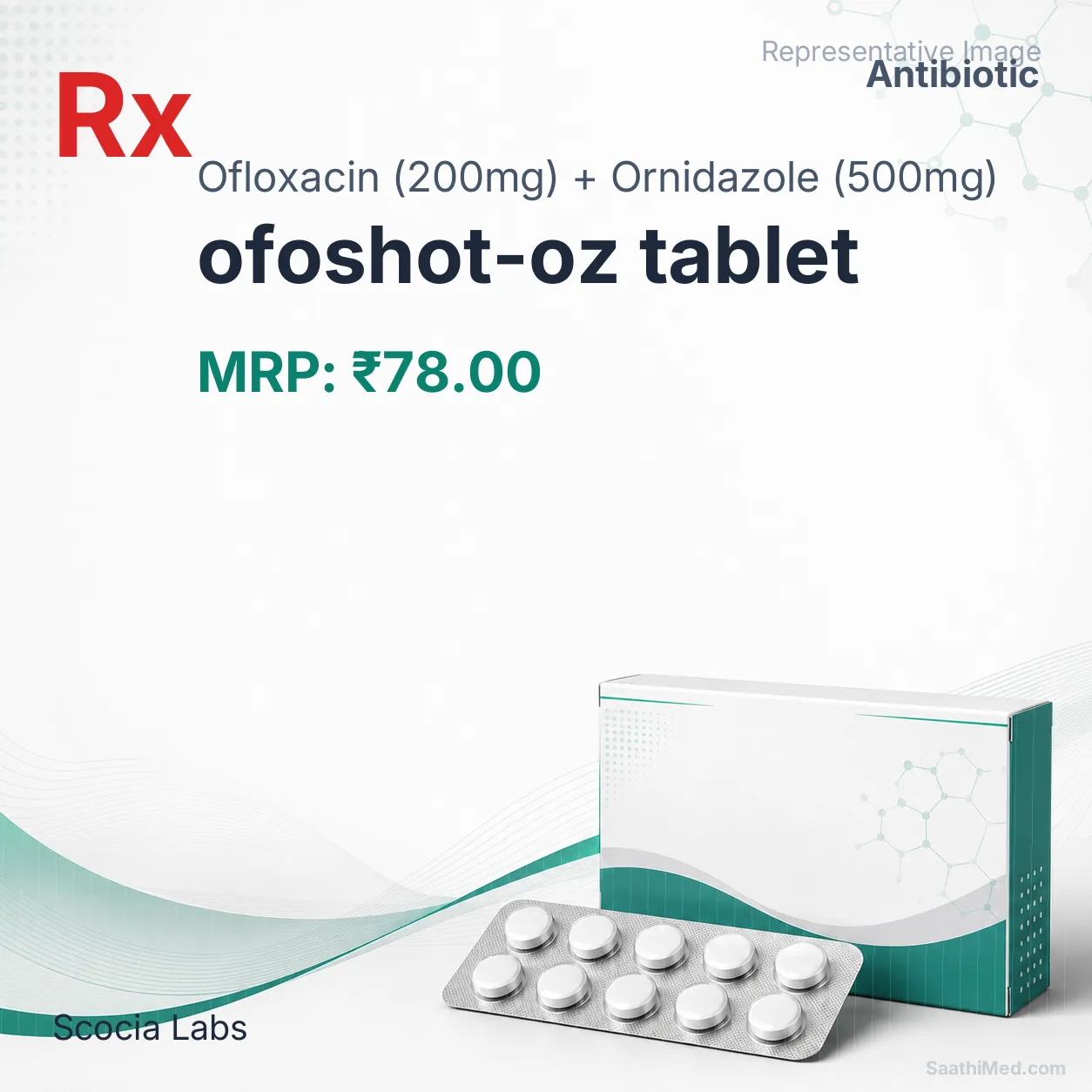 ofoshot-oz tablet Allopathy (Ofloxacin (200mg)) - Uses in Hindi, Side Effects, Substitutes & Price in India