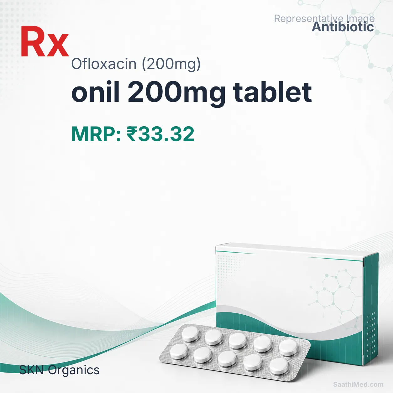 onil 200mg tablet Allopathy (Ofloxacin (200mg)) - Uses in Hindi, Side Effects, Substitutes & Price in India