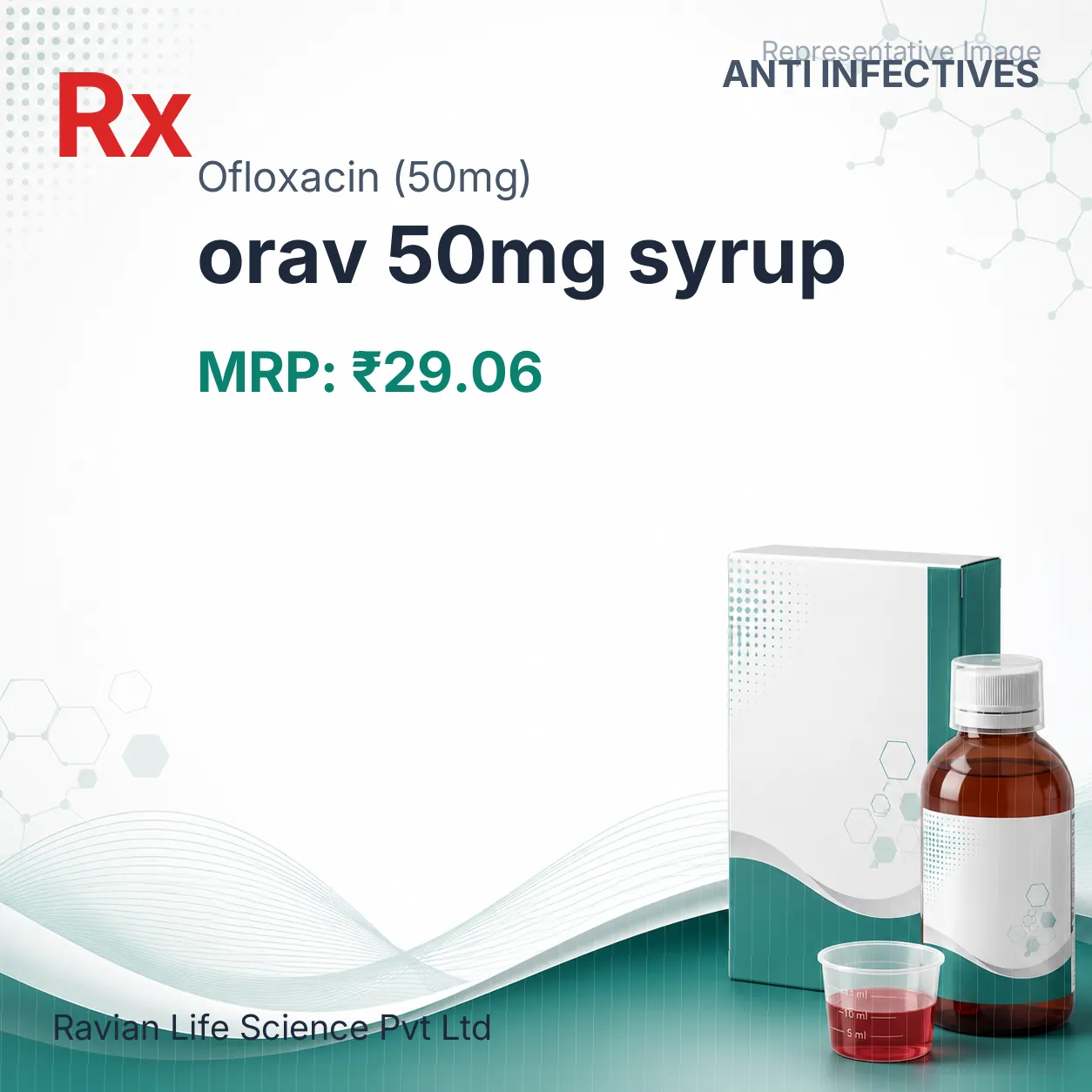 orav 50mg syrup - Ofloxacin (50mg) medicine