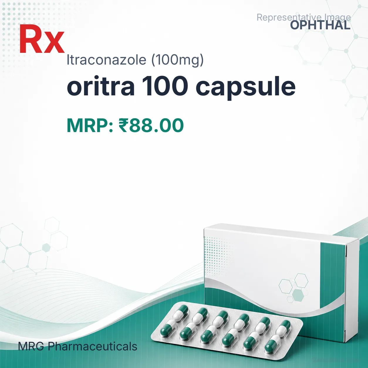 oritra 100 capsule Allopathy (Itraconazole (100mg)) - Uses in Hindi, Side Effects, Substitutes & Price in India