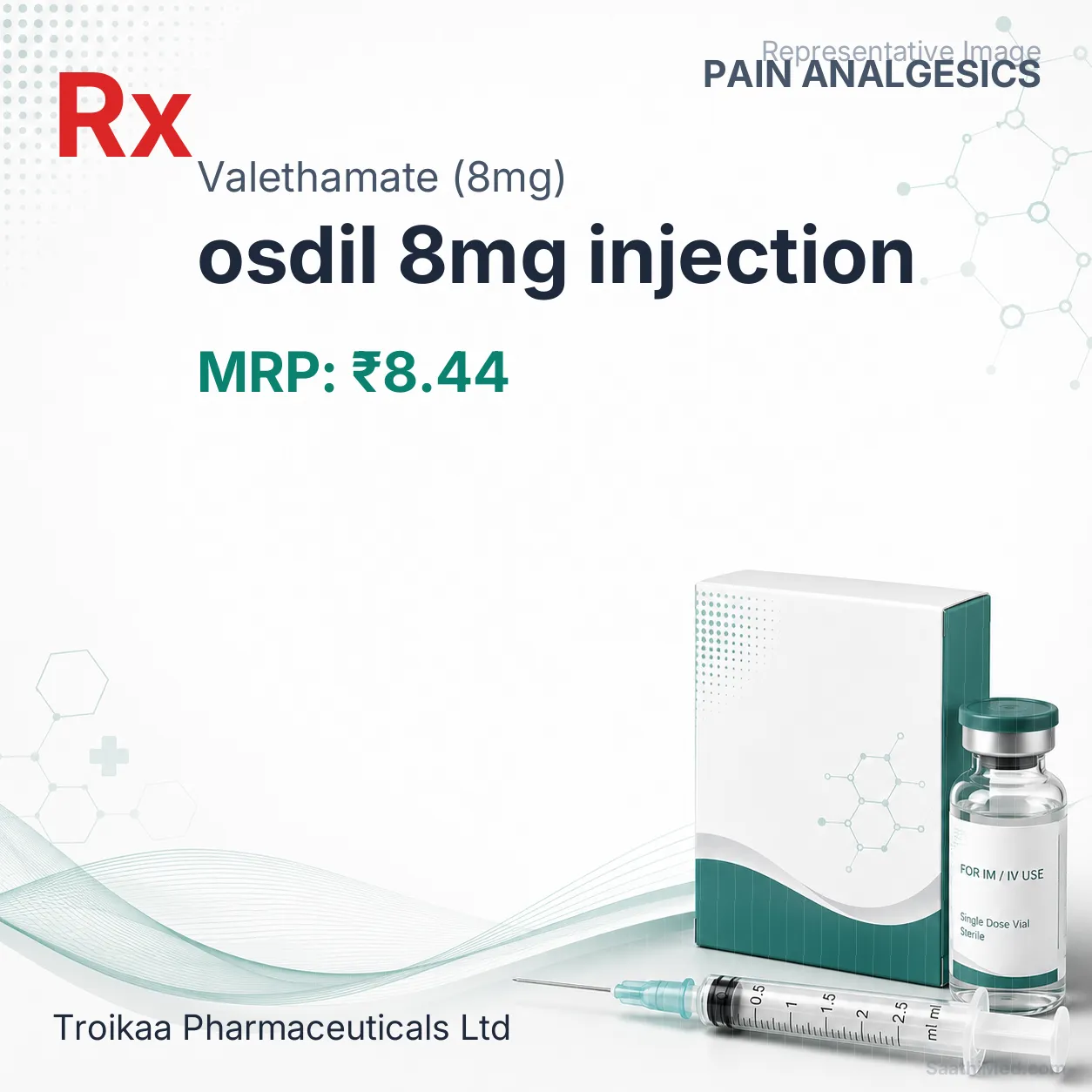 osdil 8mg injection Allopathy (Valethamate (8mg)) - Uses in Hindi, Side Effects, Substitutes & Price in India
