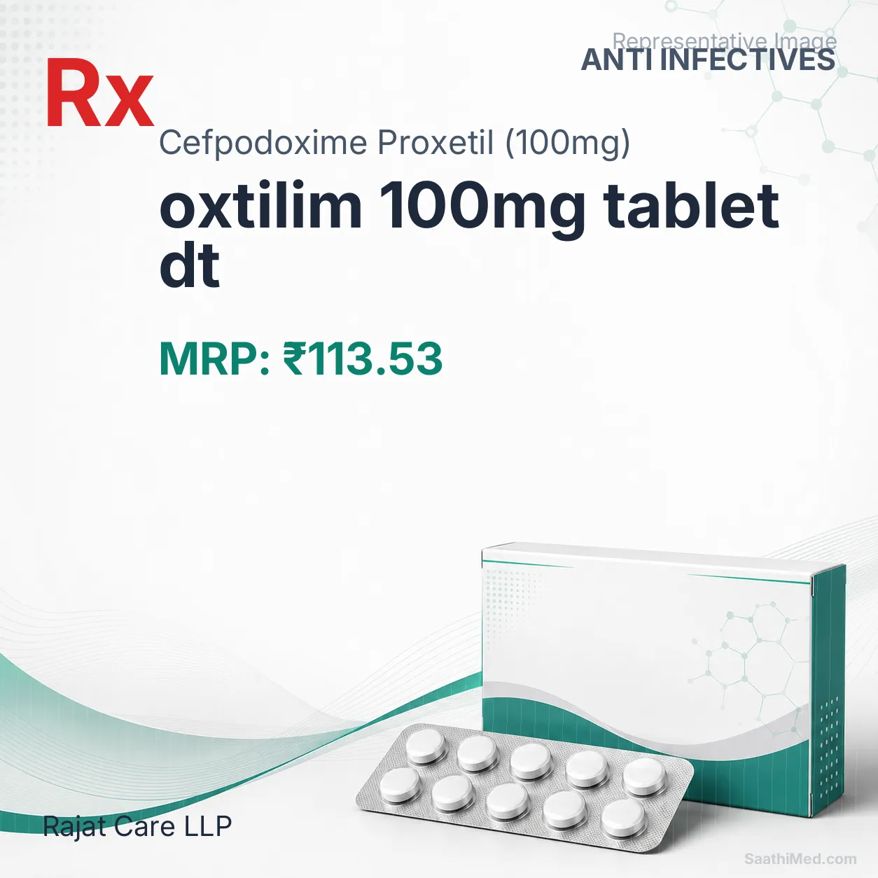 oxtilim 100mg tablet dt Allopathy (Cefpodoxime Proxetil (100mg)) - Uses in Hindi, Side Effects, Substitutes & Price in India