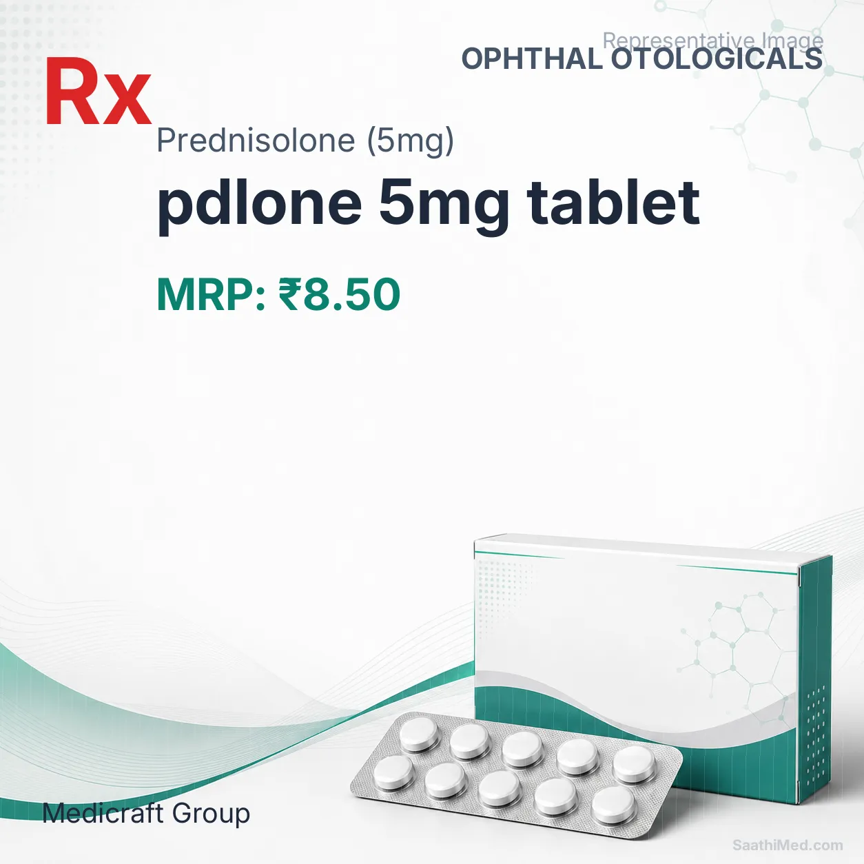 pdlone 5mg tablet Allopathy (Prednisolone (5mg)) - Uses in Hindi, Side Effects, Substitutes & Price in India