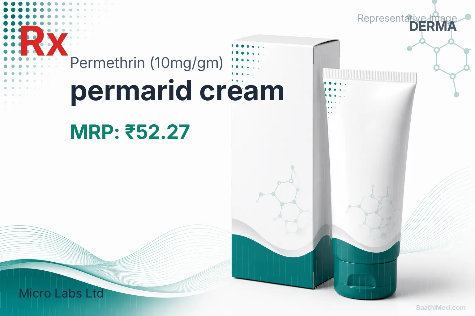permarid cream Allopathy (Permethrin (10mg/gm)) - Uses in Hindi, Side Effects, Substitutes & Price in India