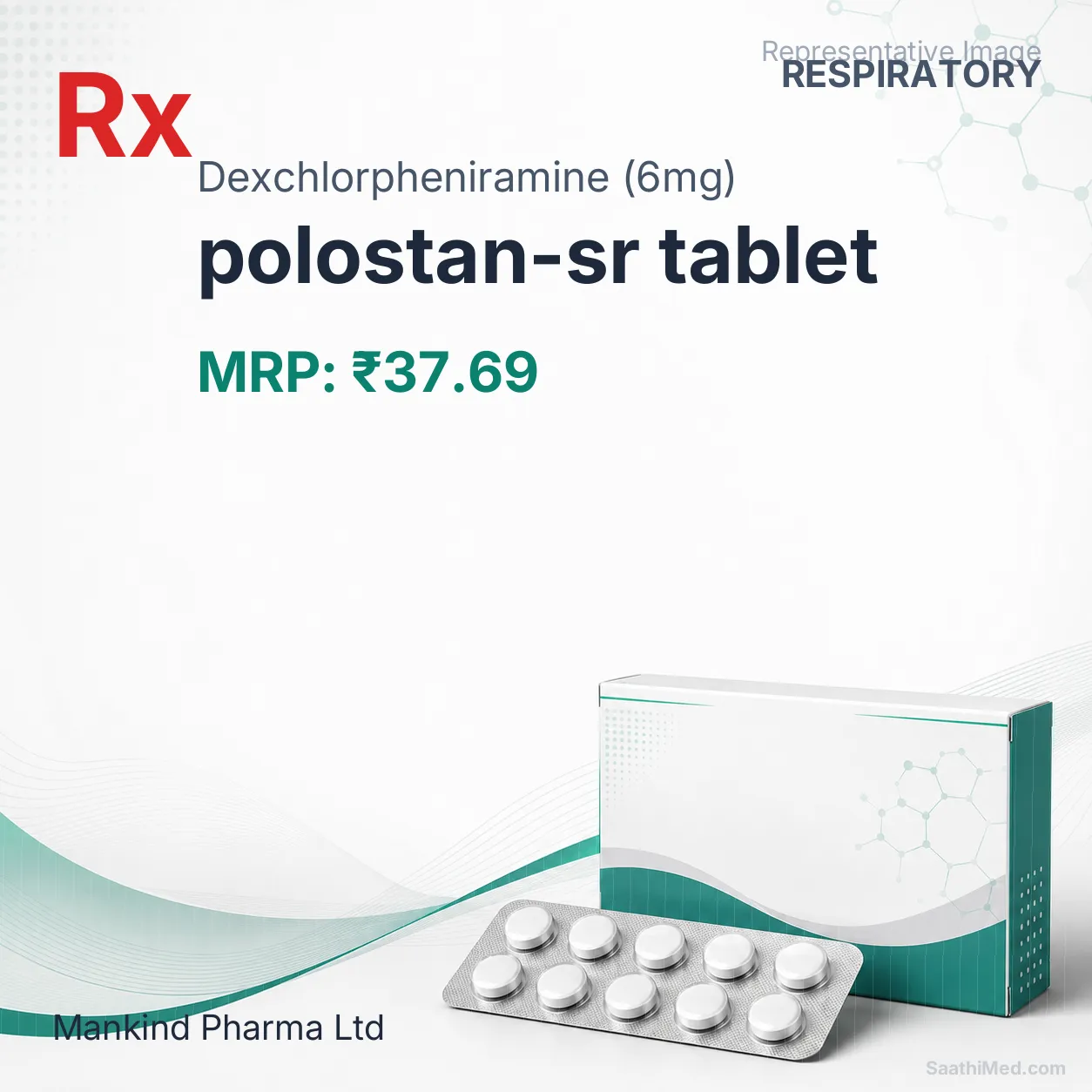 polostan-sr tablet Allopathy (Dexchlorpheniramine (6mg)) - Uses in Hindi, Side Effects, Substitutes & Price in India