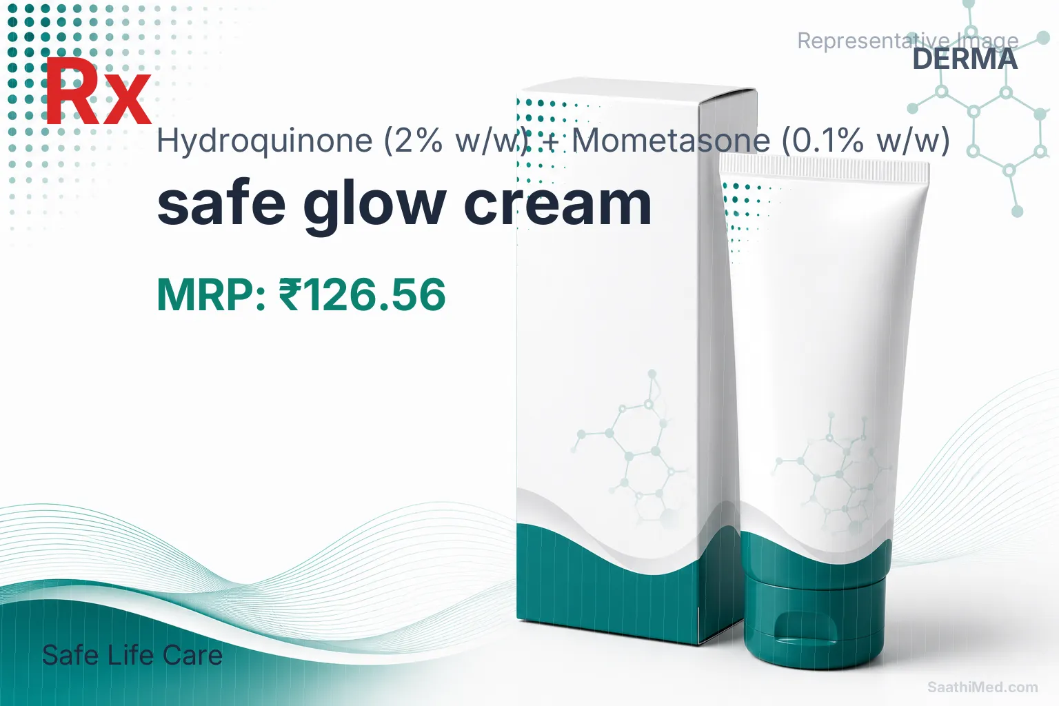 safe glow cream Allopathy (Hydroquinone (2% w/w)) - Uses in Hindi, Side Effects, Substitutes & Price in India