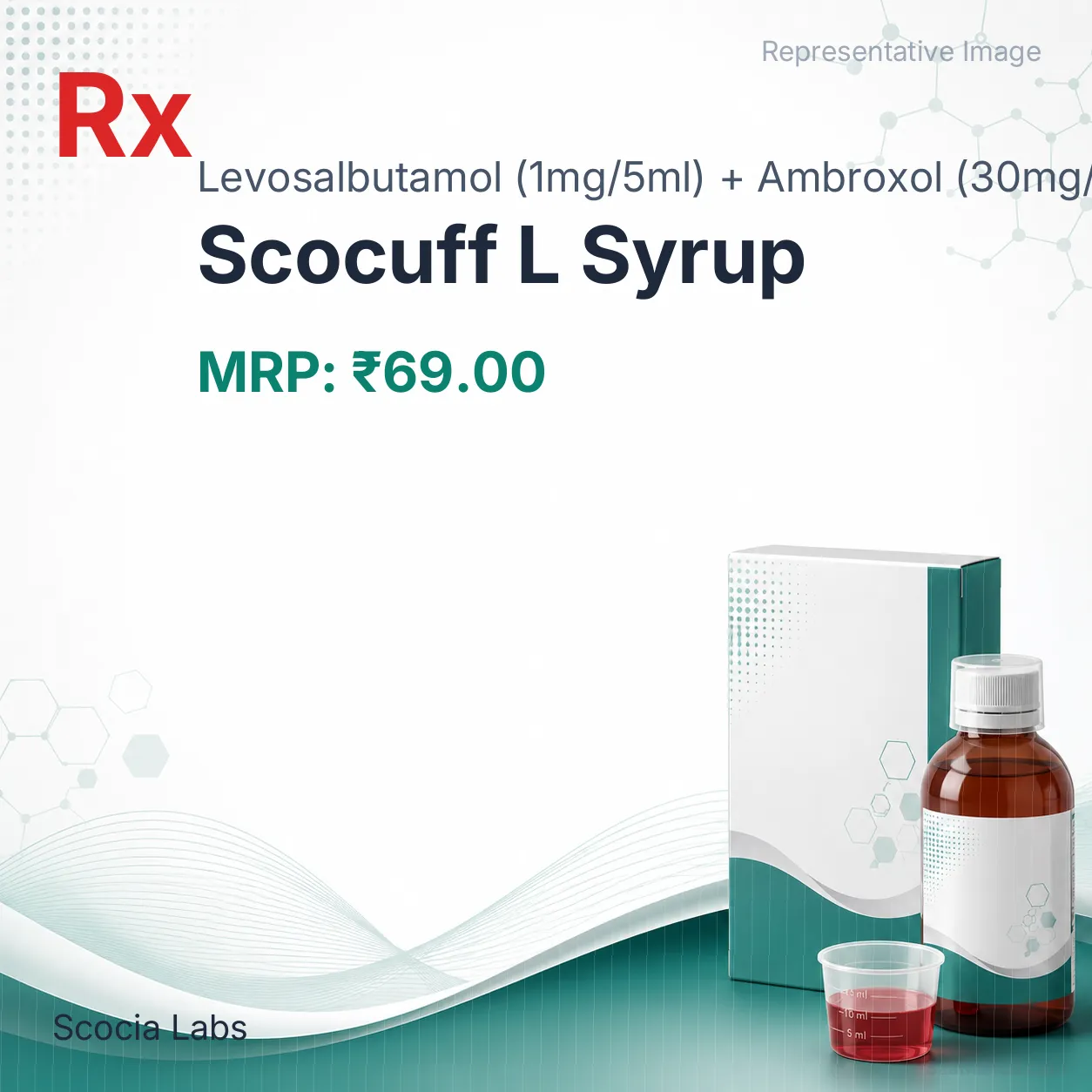 Scocuff L Syrup Allopathy (Levosalbutamol (1mg/5ml)) - Uses in Hindi, Side Effects, Substitutes & Price in India
