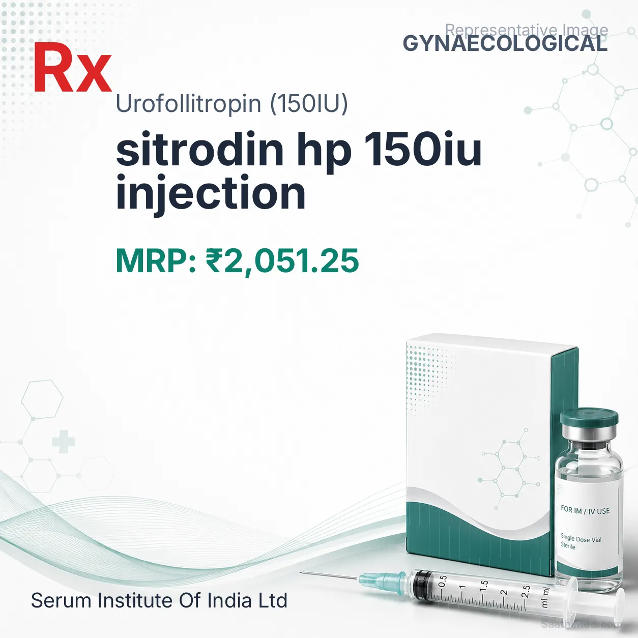 sitrodin hp 150iu injection Allopathy (Urofollitropin (150IU)) - Uses in Hindi, Side Effects, Substitutes & Price in India