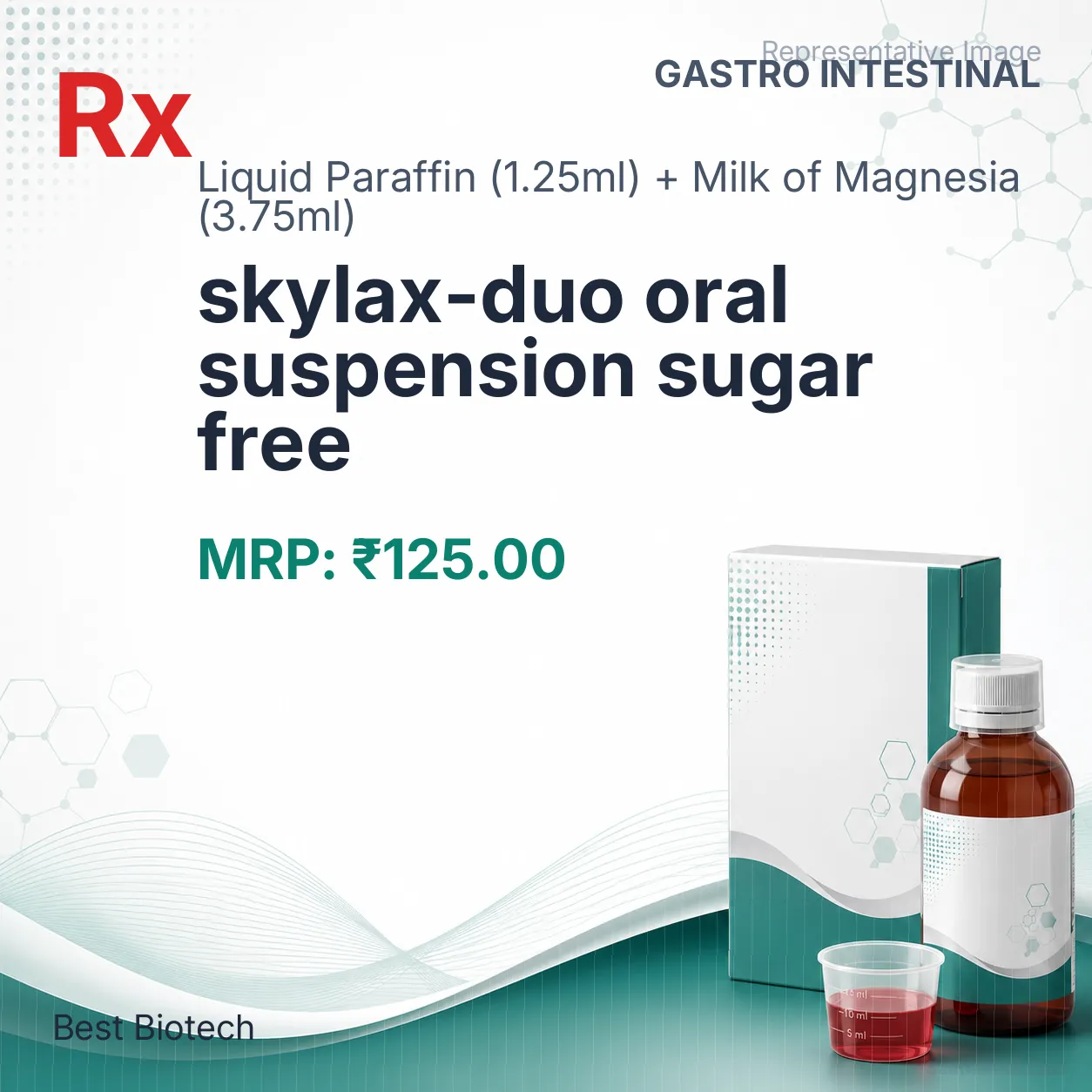 skylax-duo oral suspension sugar free Allopathy (Liquid Paraffin (1.25ml)) - Uses in Hindi, Side Effects, Substitutes & Price in India
