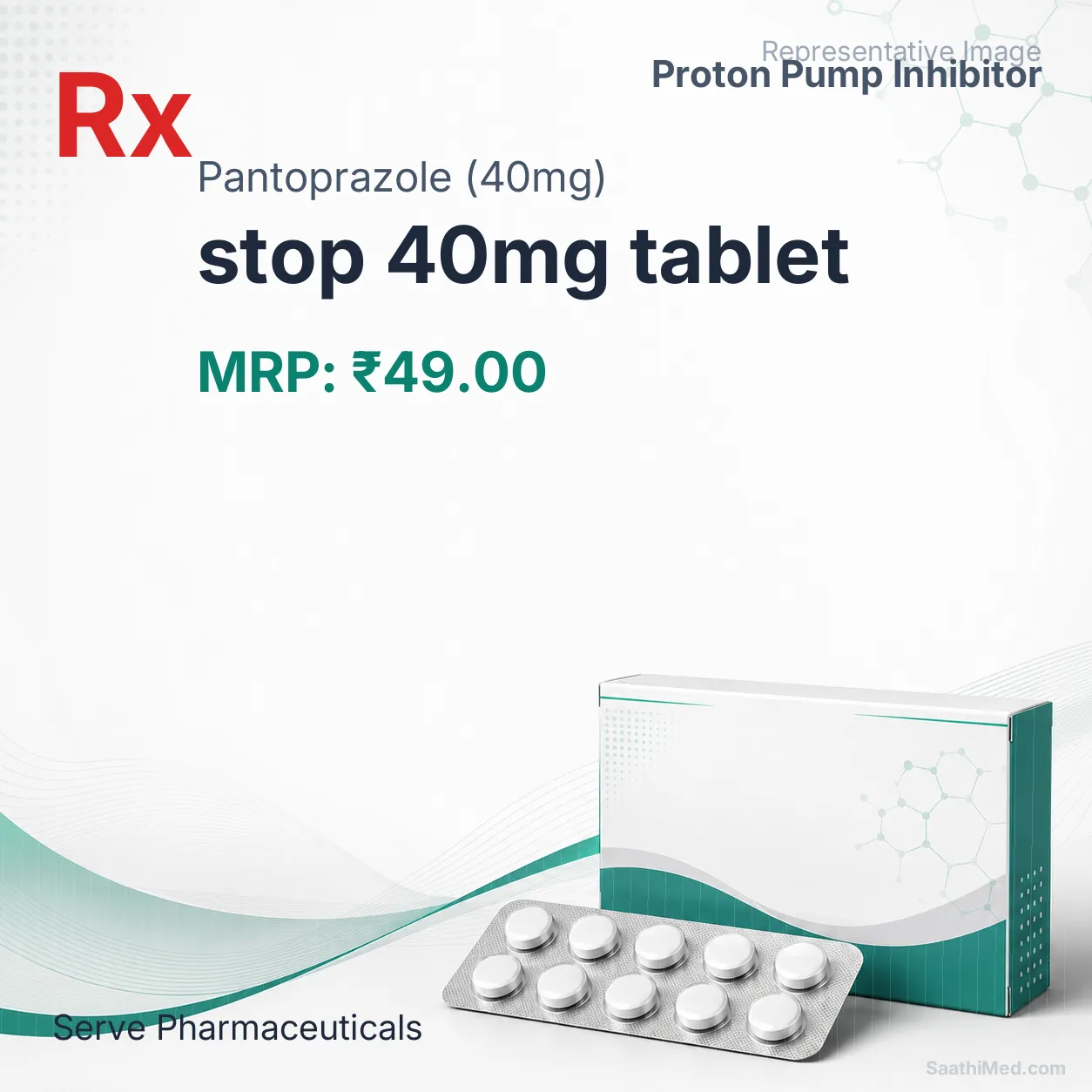 stop 40mg tablet Allopathy (Pantoprazole (40mg)) - Uses in Hindi, Side Effects, Substitutes & Price in India