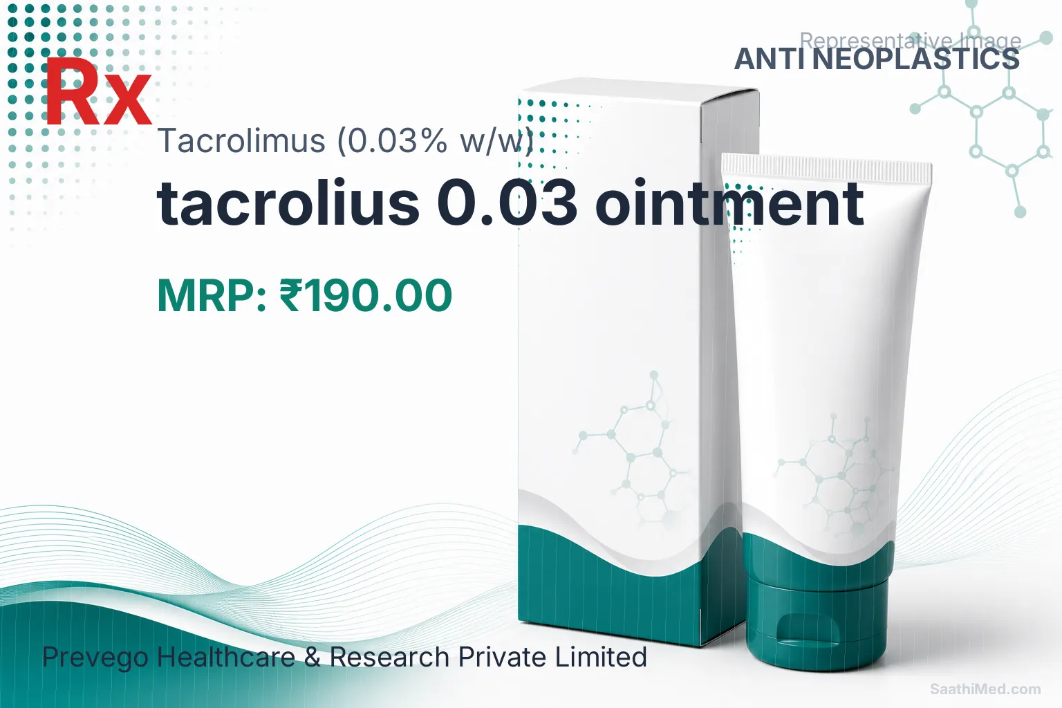 tacrolius 0.03 ointment Allopathy (Tacrolimus (0.03% w/w)) - Uses in Hindi, Side Effects, Substitutes & Price in India