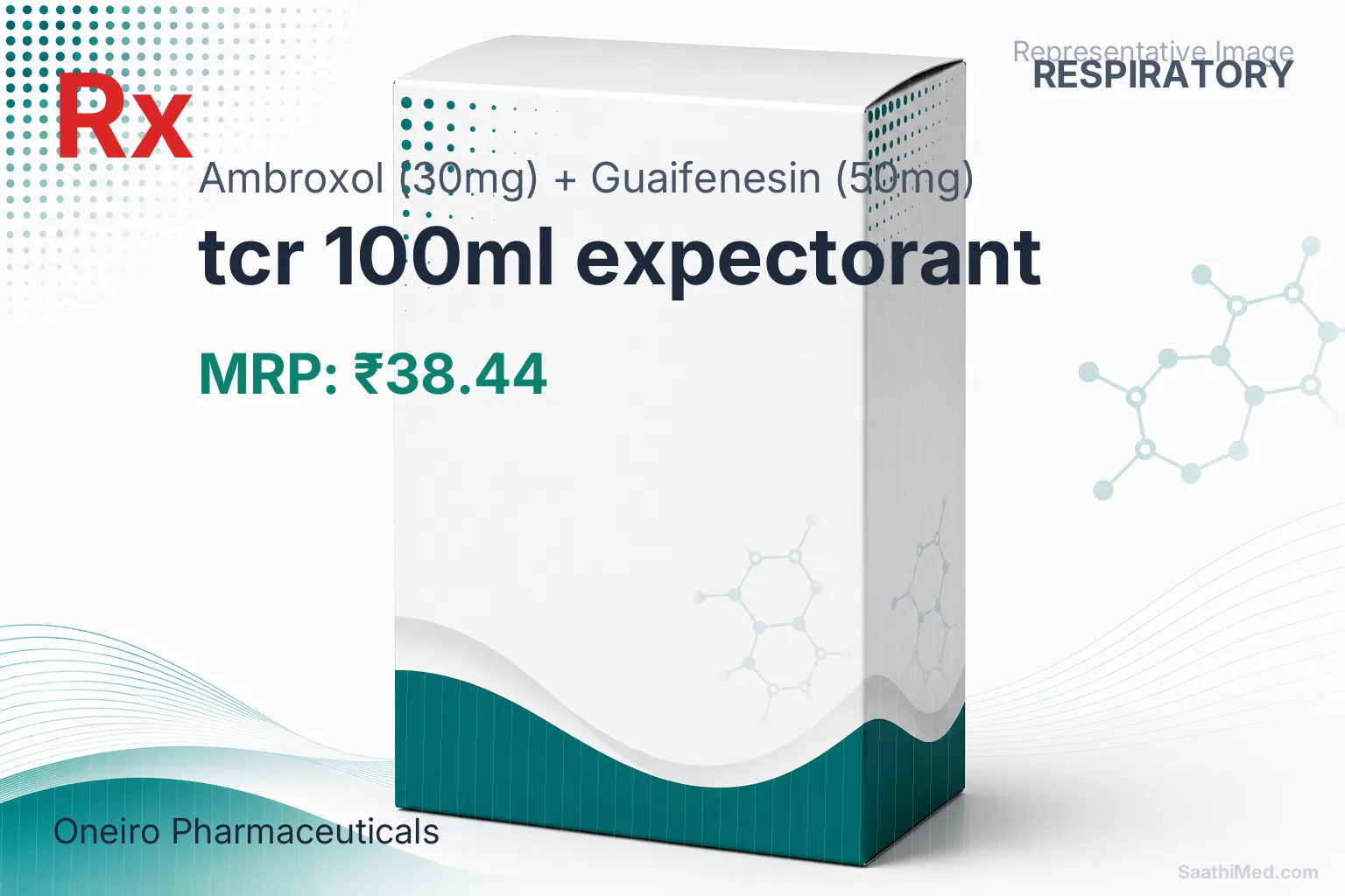 tcr 100ml expectorant Allopathy (Ambroxol (30mg)) - Uses in Hindi, Side Effects, Substitutes & Price in India