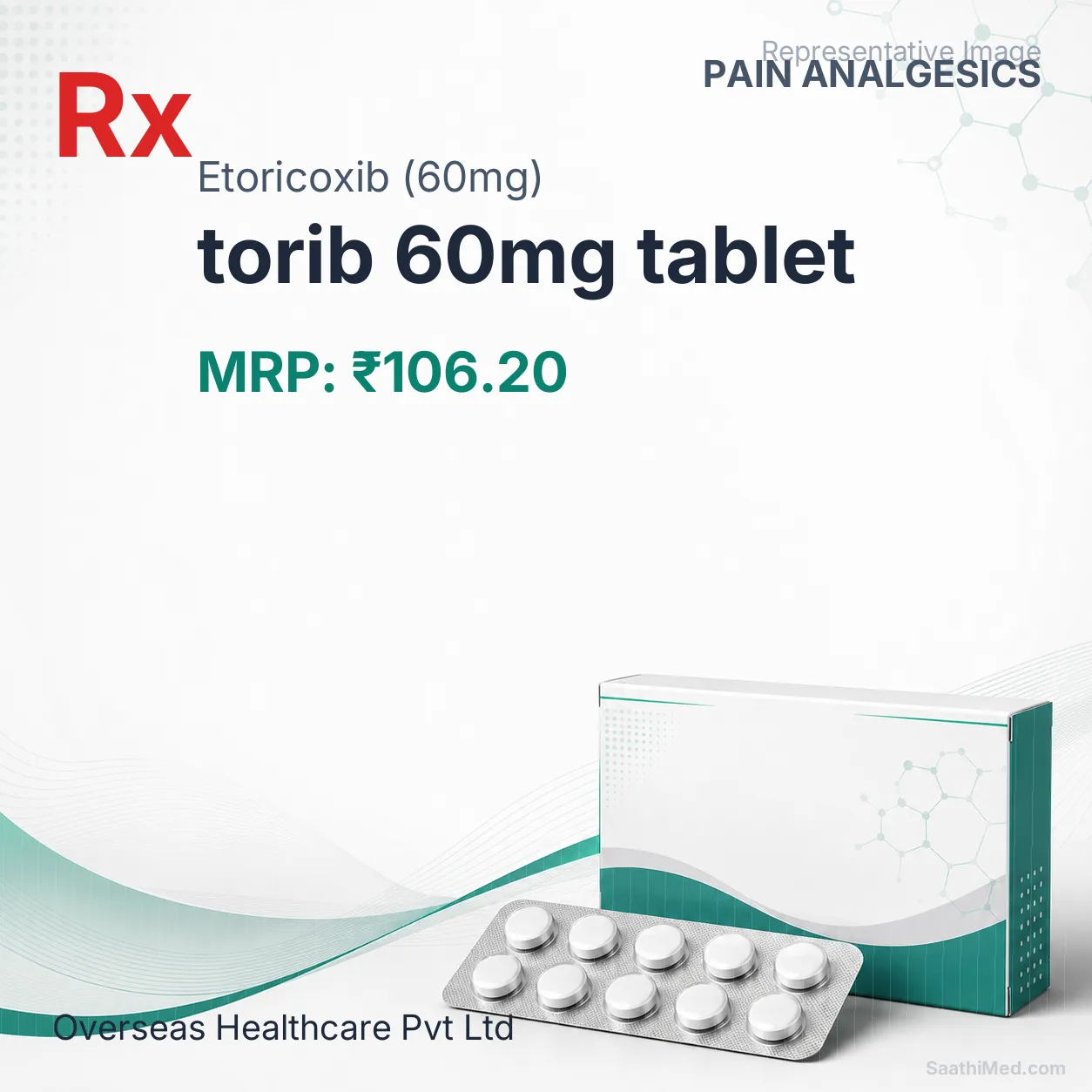 torib 60mg tablet Allopathy (Etoricoxib (60mg)) - Uses in Hindi, Side Effects, Substitutes & Price in India