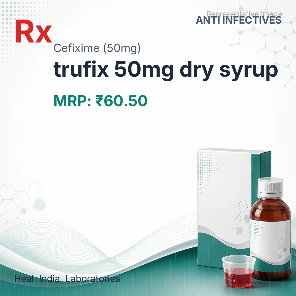 trufix 50mg dry syrup - Cefixime (50mg) medicine