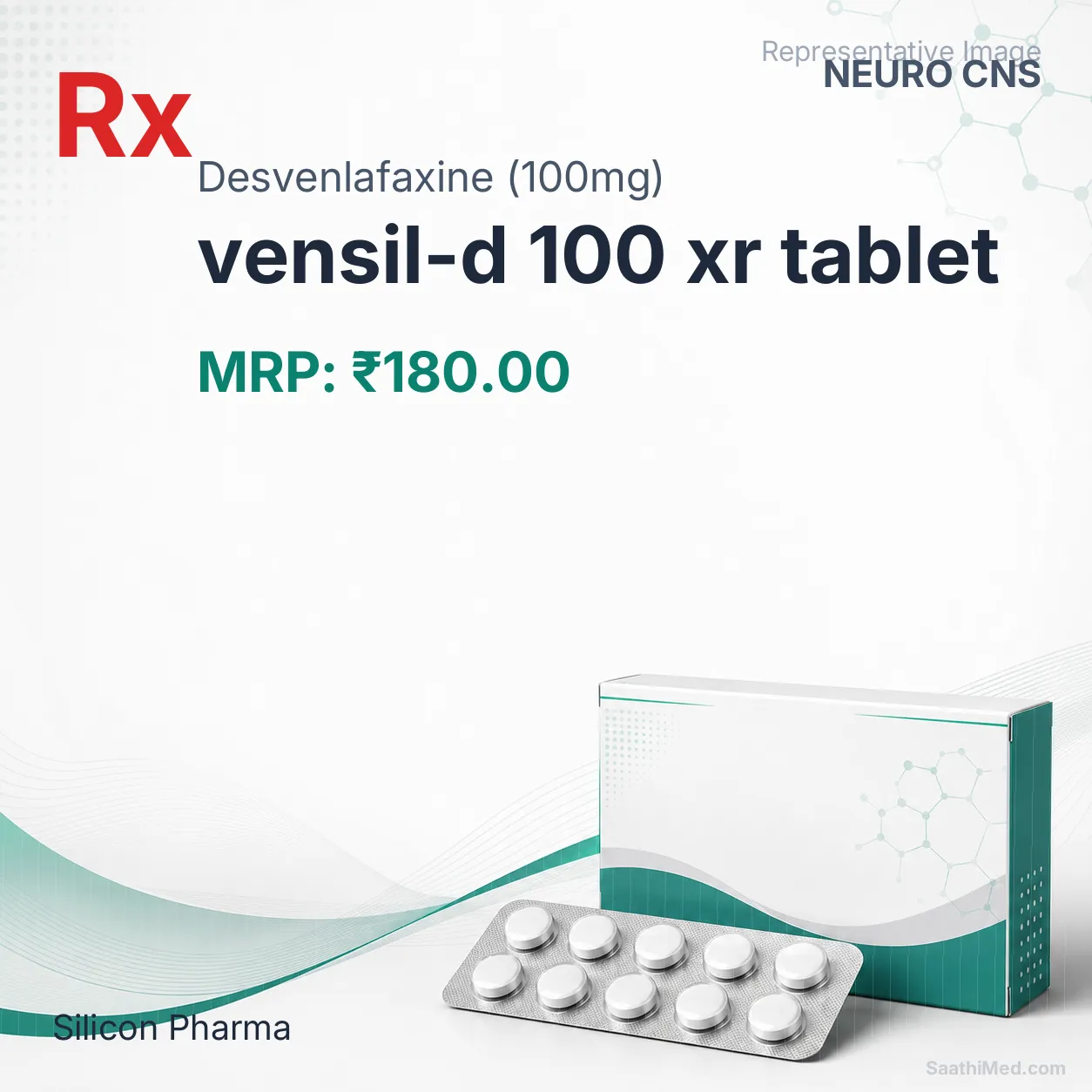 vensil-d 100 xr tablet - Desvenlafaxine (100mg) medicine