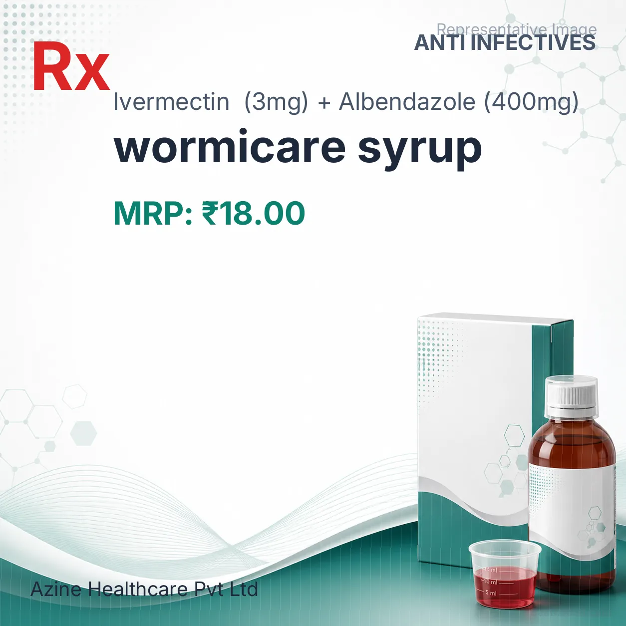 wormicare syrup Allopathy (Ivermectin (3mg)) - Uses in Hindi, Side Effects, Substitutes & Price in India