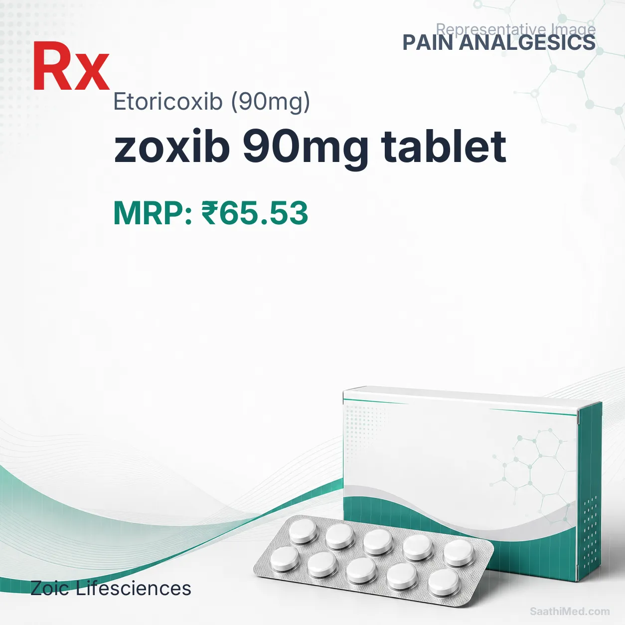 zoxib 90mg tablet Allopathy (Etoricoxib (90mg)) - Uses in Hindi, Side Effects, Substitutes & Price in India